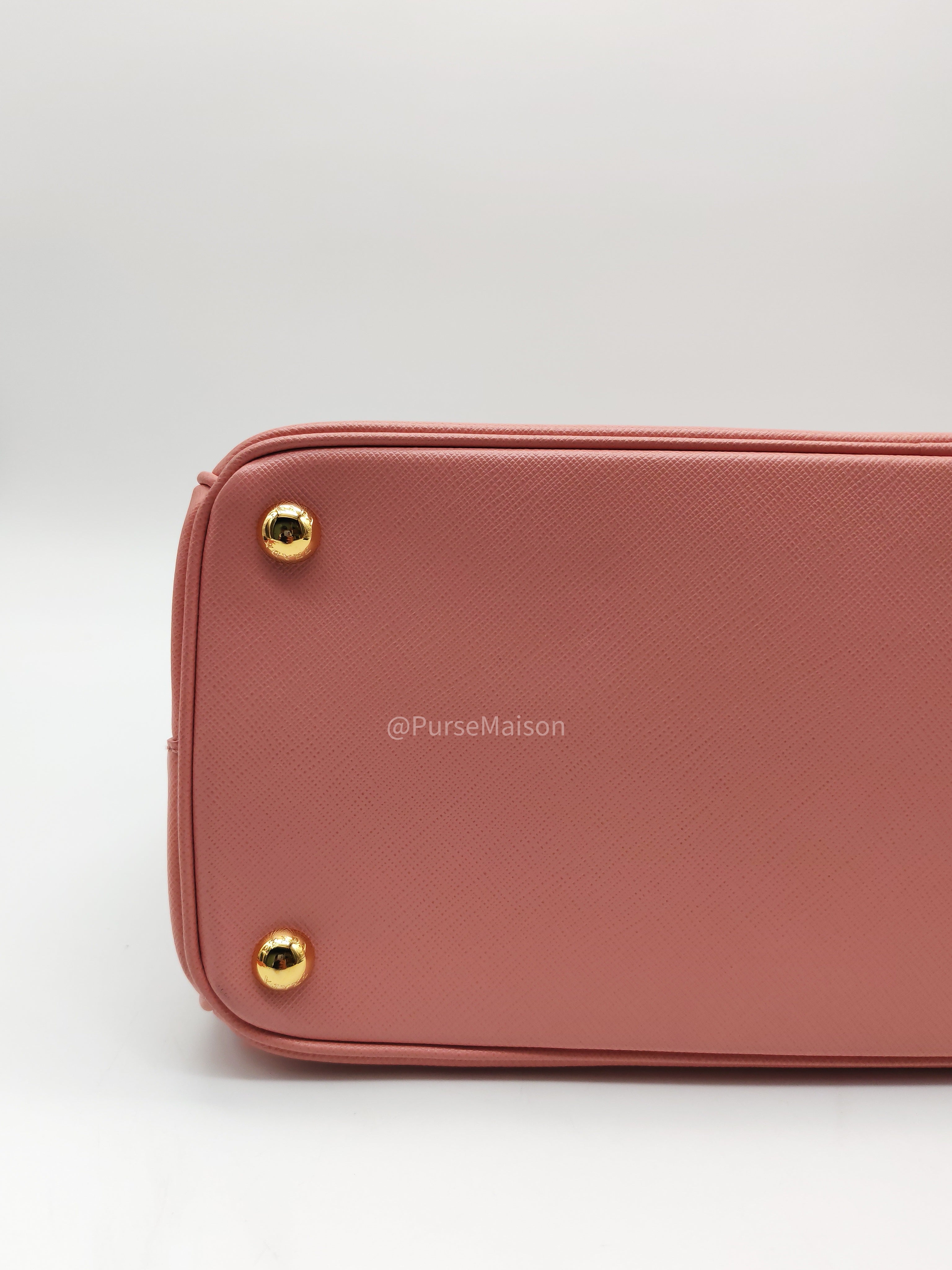 Prada Galleria Saffiano Leather Bag Petalo GHW