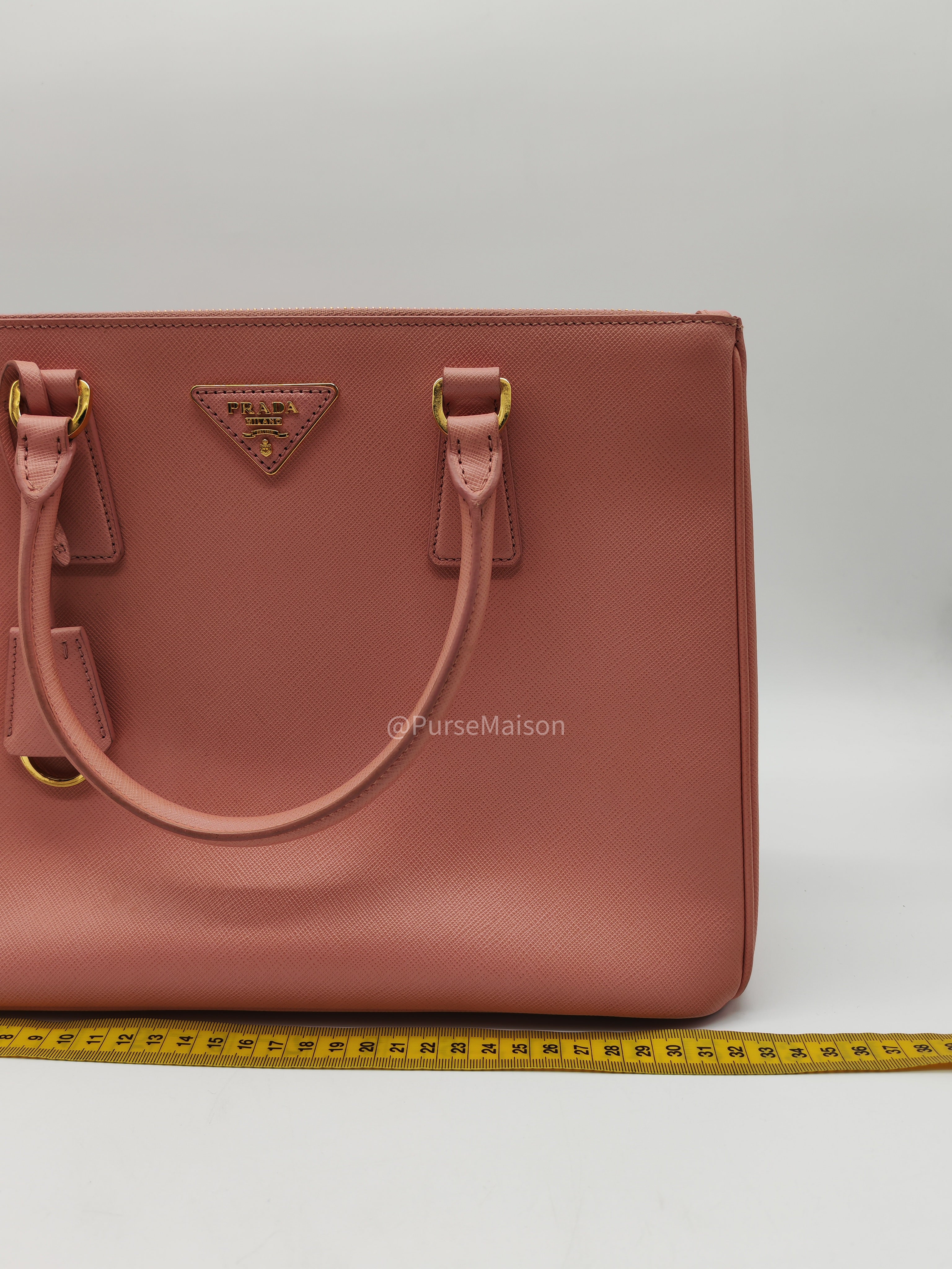 Prada Galleria Saffiano Leather Bag Petalo GHW