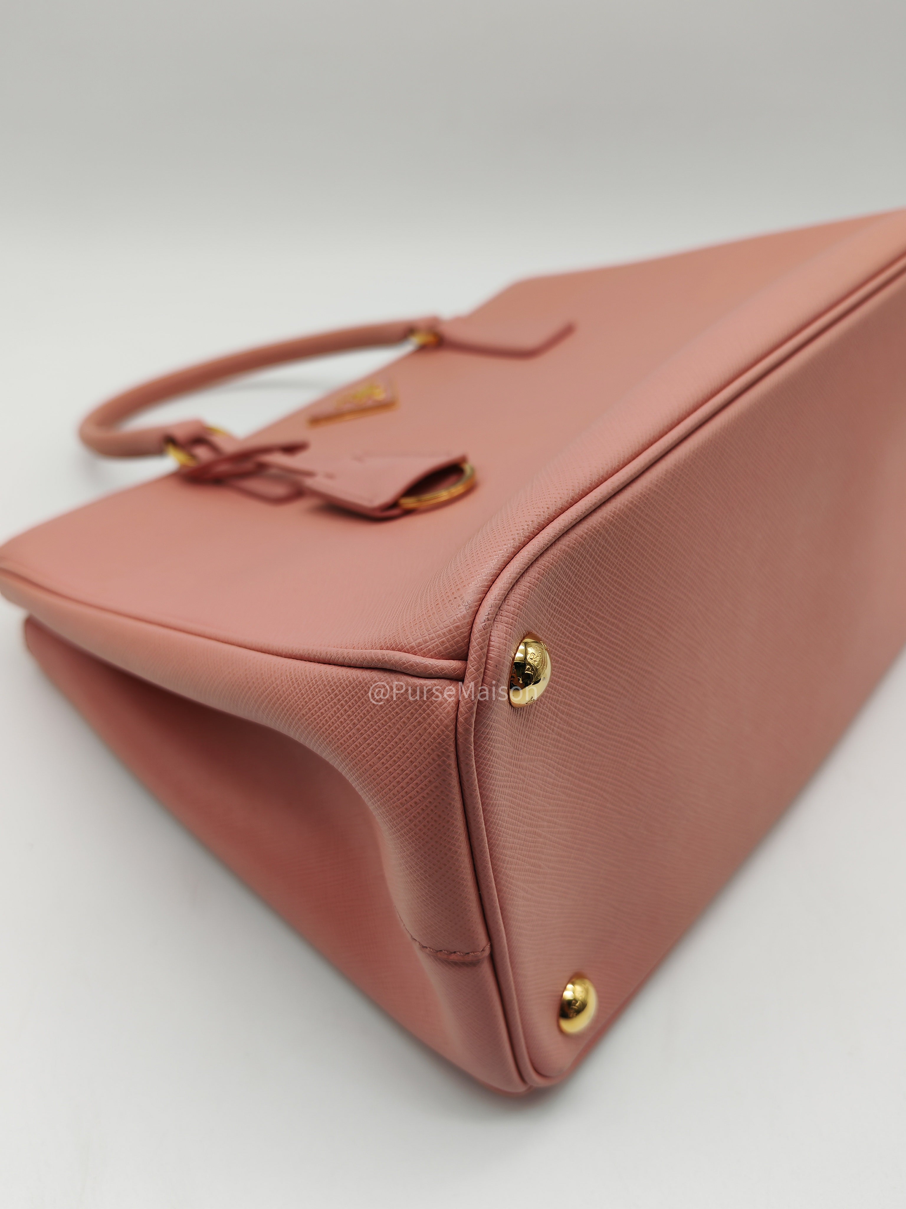 Prada Galleria Saffiano Leather Bag Petalo GHW
