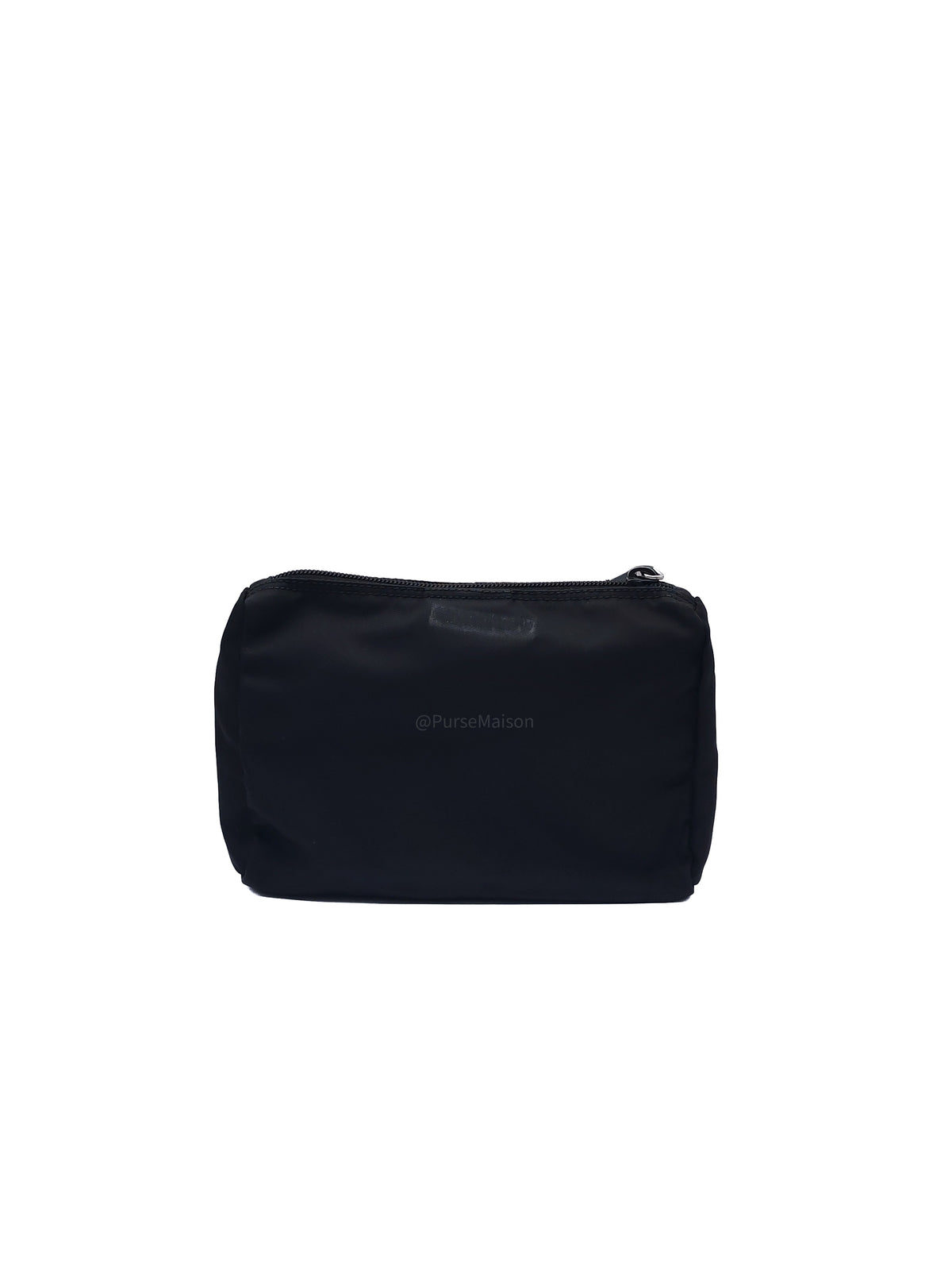 Prada Nylon Cosmetic Pouch in Black Nylon Canvas