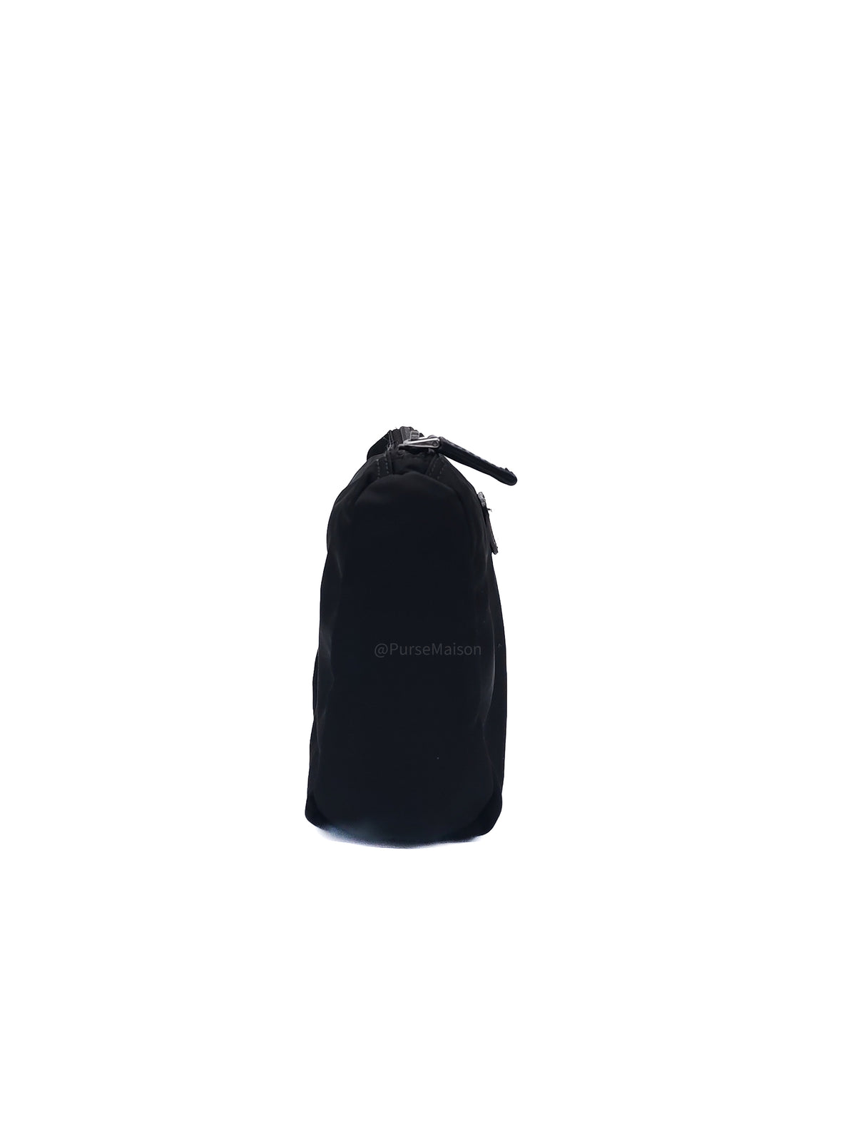 Prada Nylon Cosmetic Pouch in Black Nylon Canvas