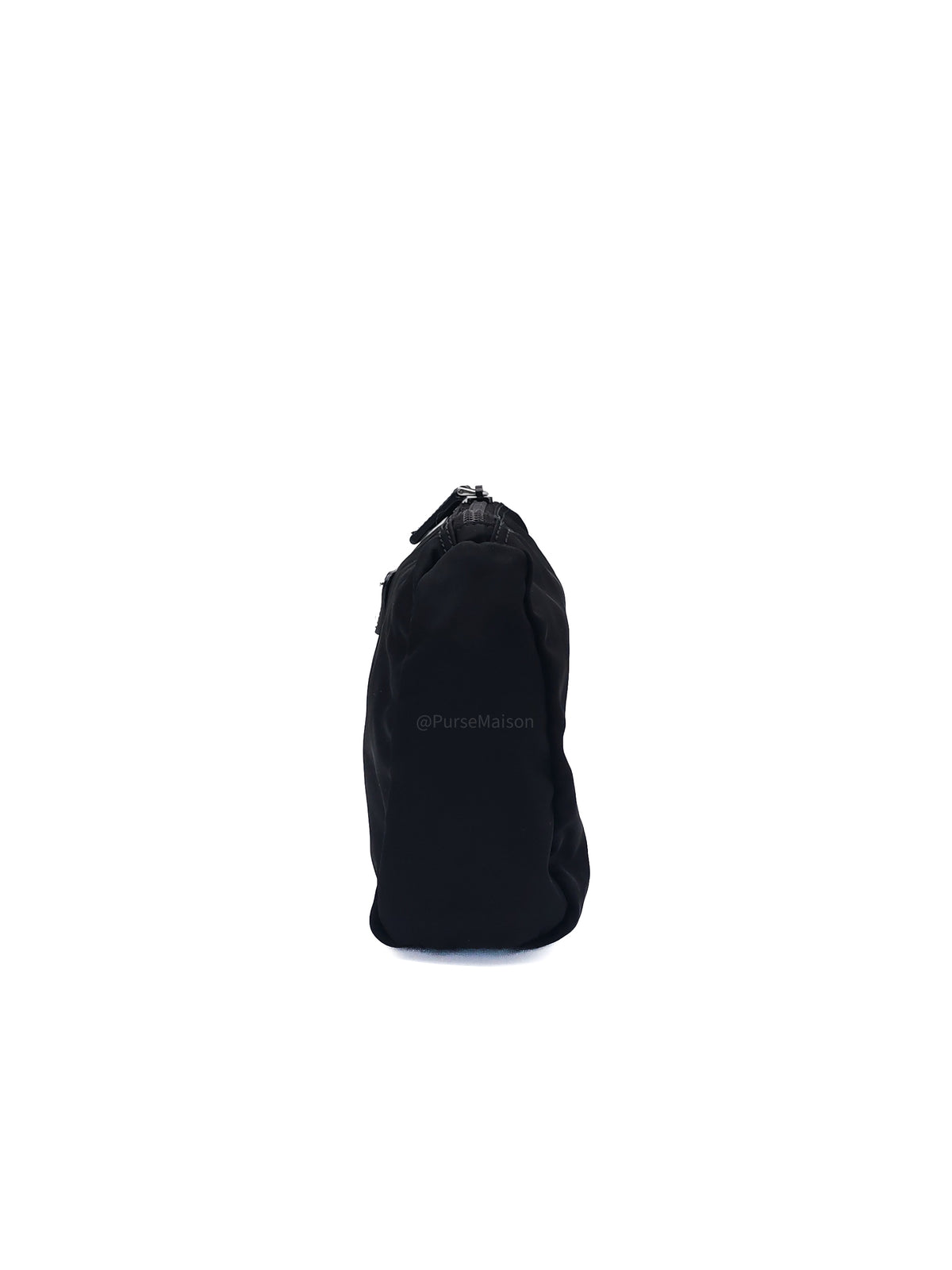 Prada Nylon Cosmetic Pouch in Black Nylon Canvas