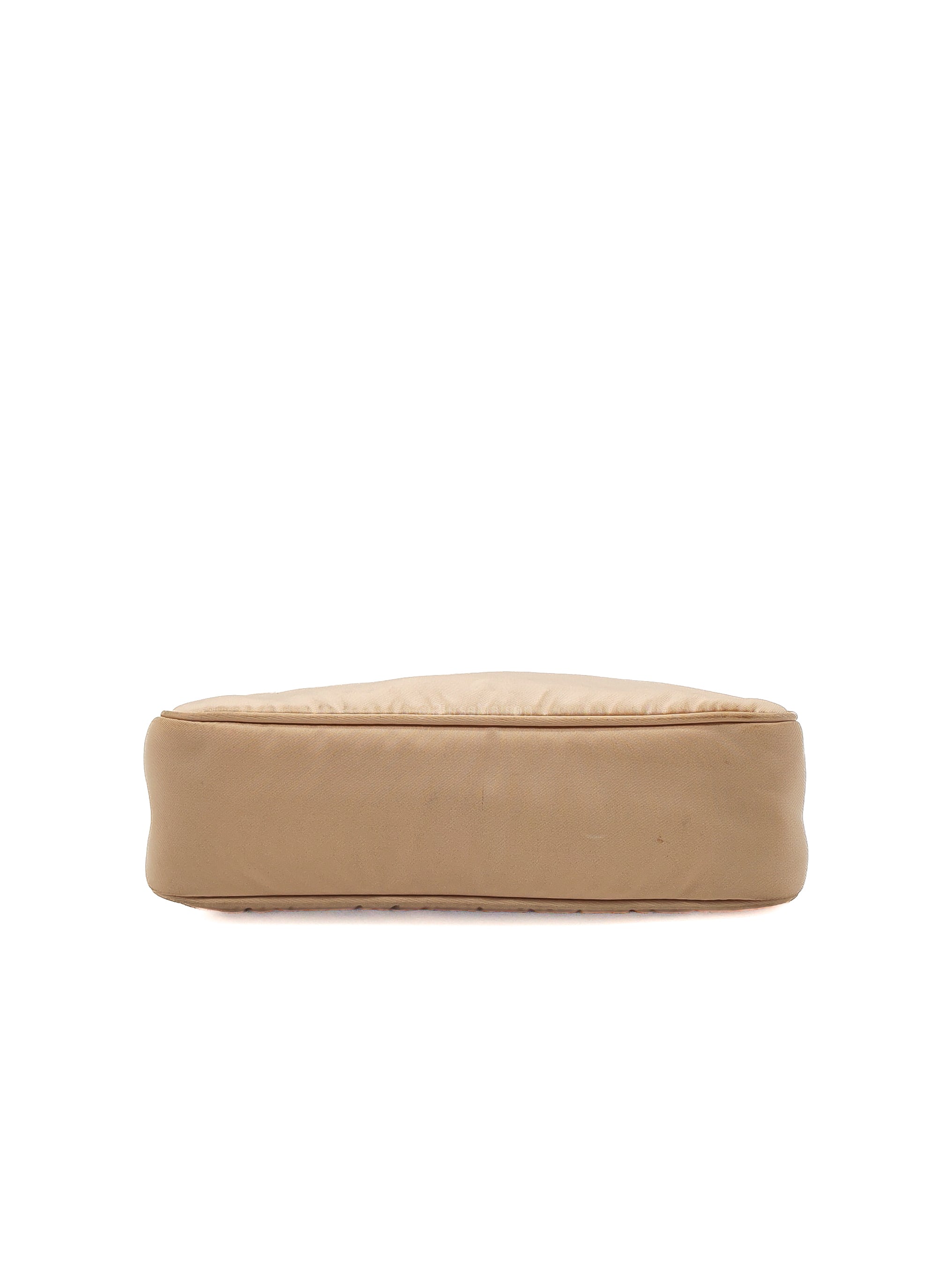 Prada Re-Edition 2000 Mini Bag in Beige Tessuto Nylon Leather