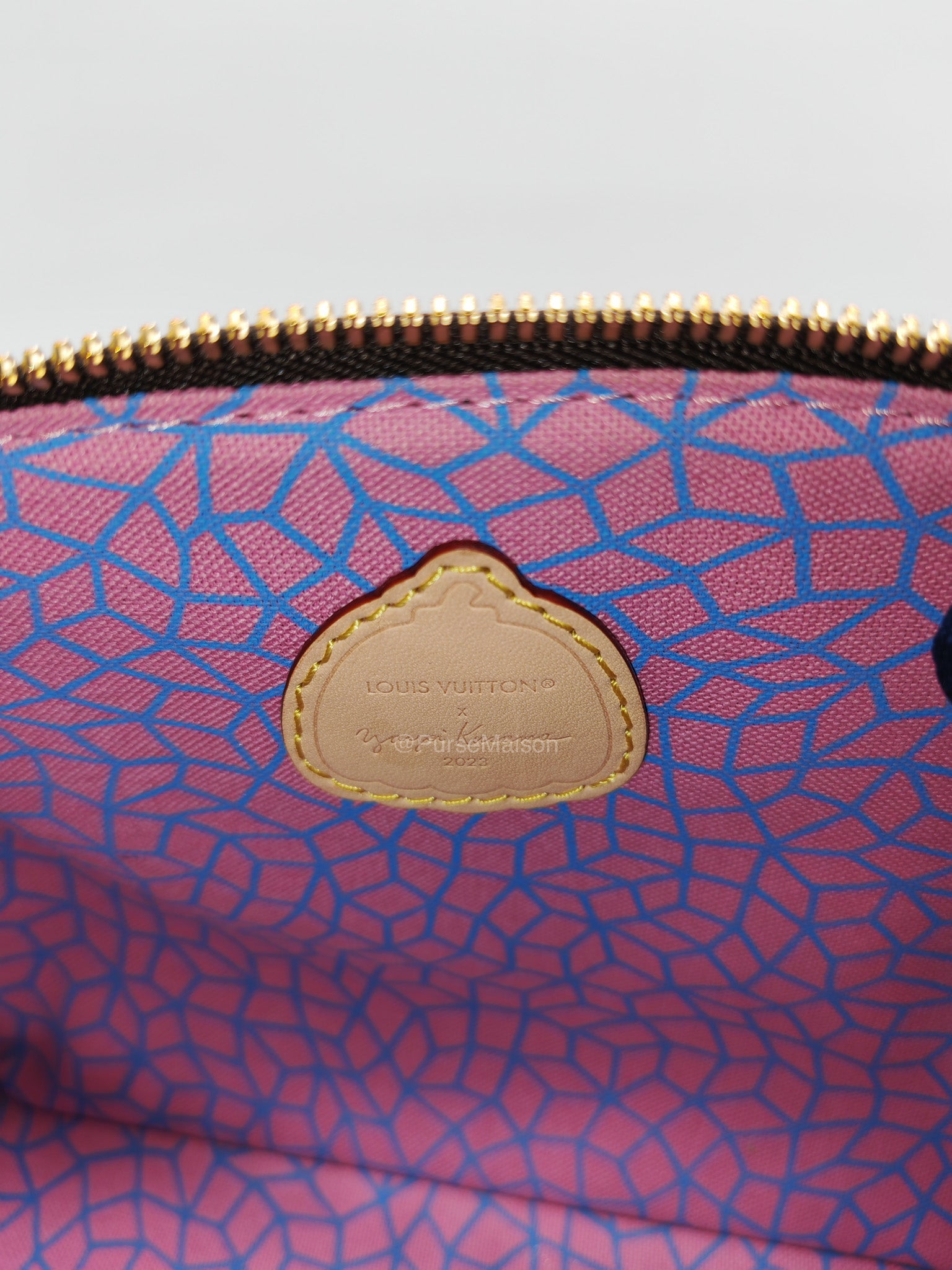 Louis Vuitton Speedy Bandouliere 20 LV x Yayoi Kusama in Monogram Canvas Pumpskins (Microchip)