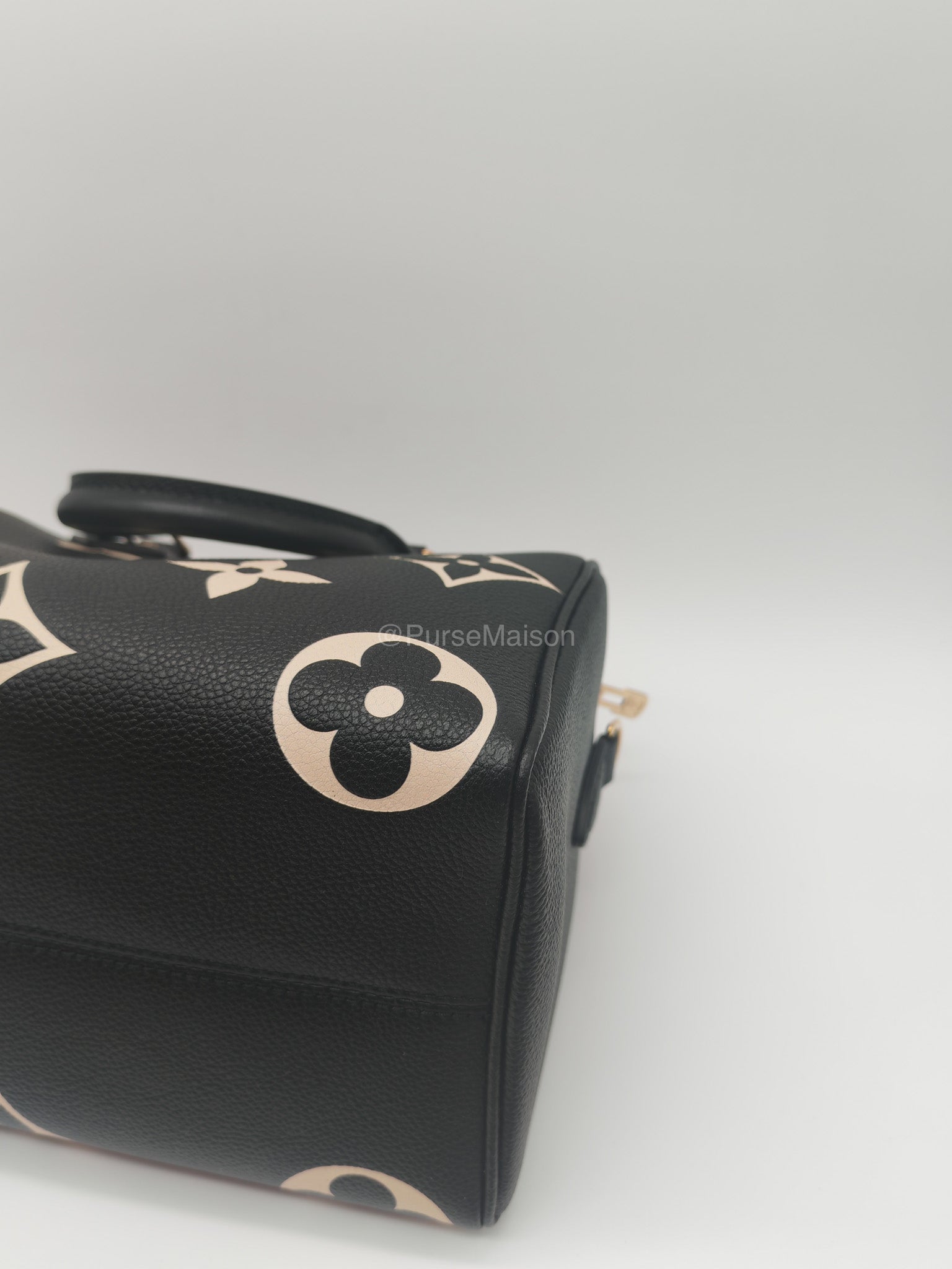 Louis Vuitton Speedy Bandouliere 25 in Bicolor Monogram Empreinte Leather (Microchip)