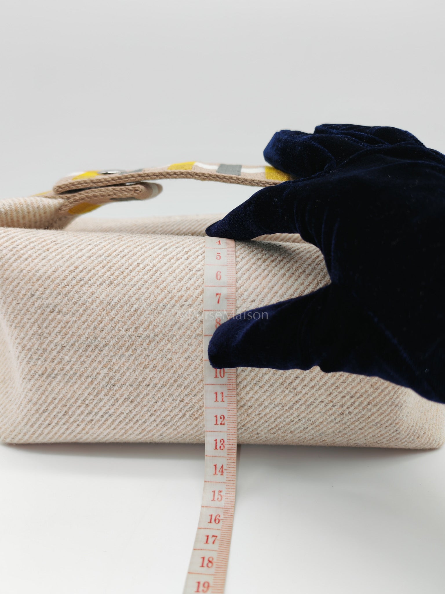 Bride A Brac PM Au Carre in Siege/Yellow Handbag