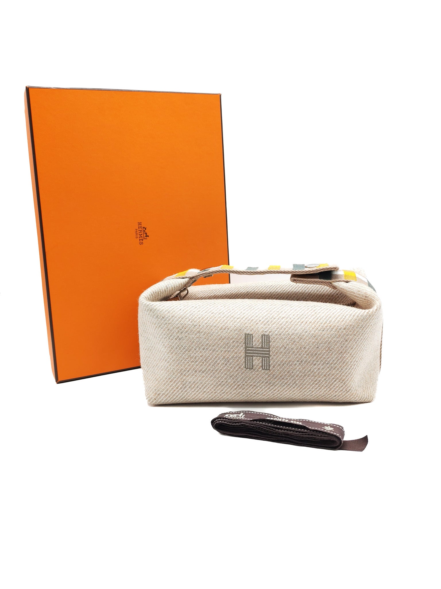 Bride A Brac PM Au Carre in Siege/Yellow Handbag