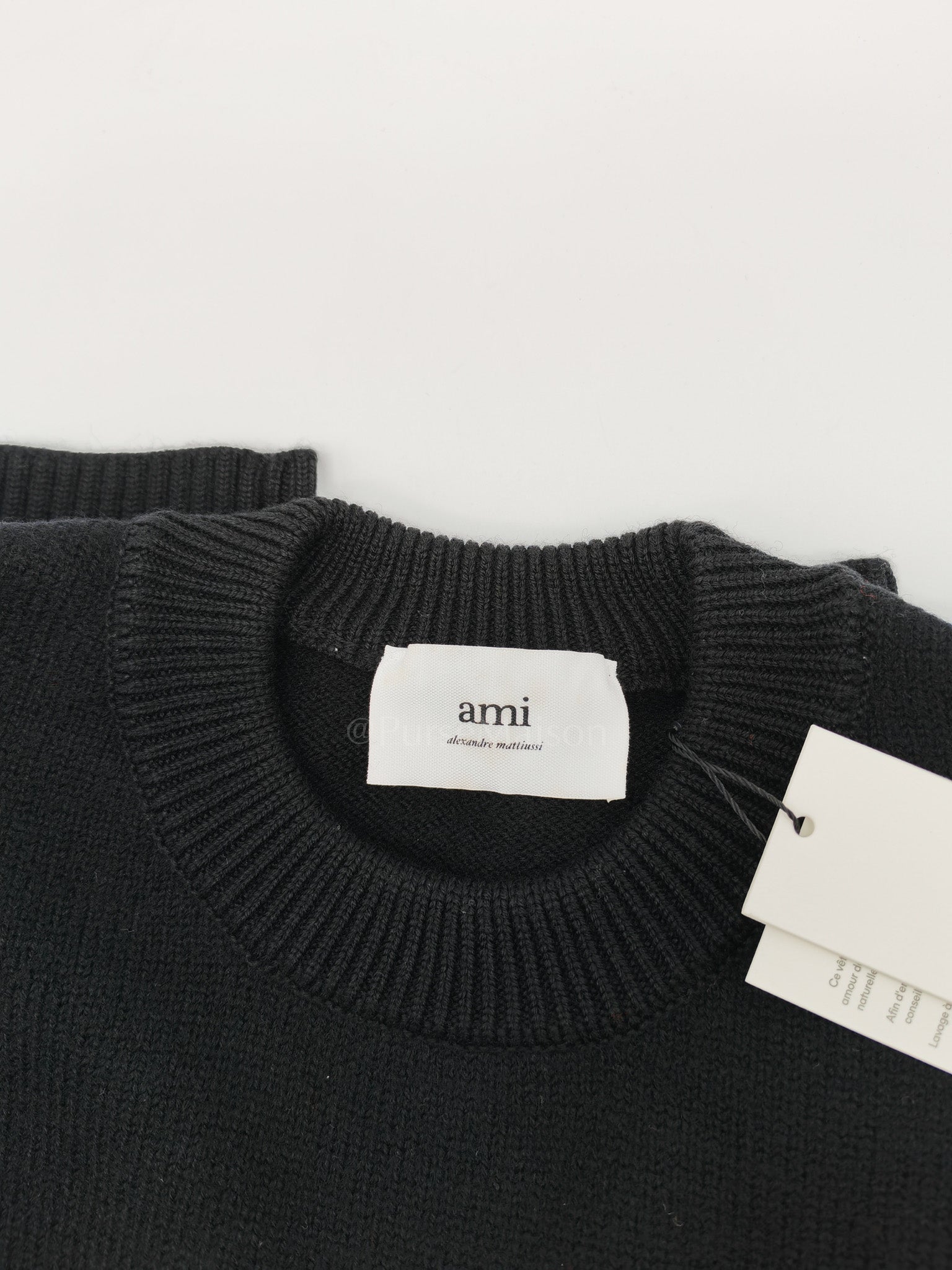 Ami Paris S Wool Sweatshirt Size Small
