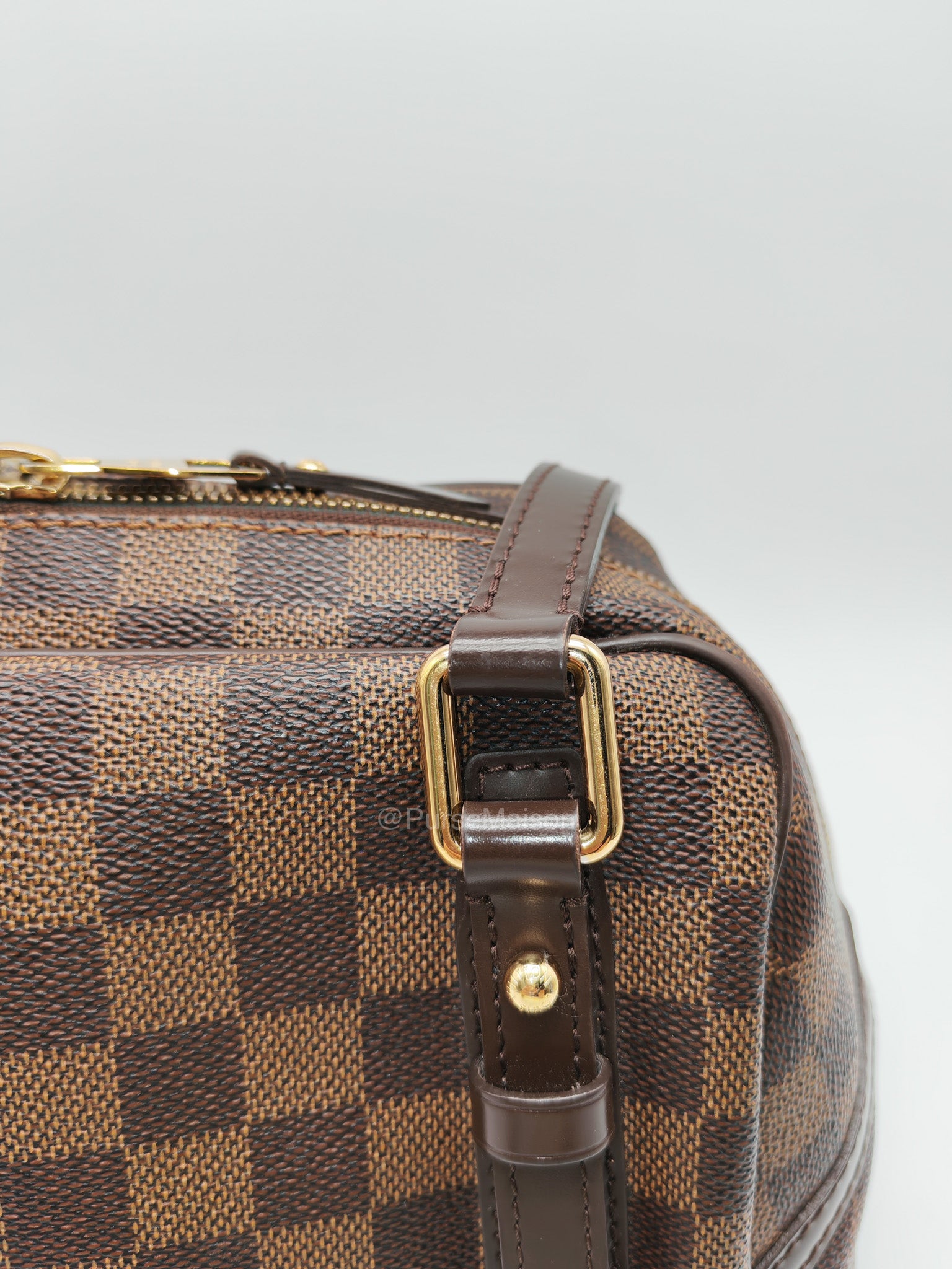 Louis Vuitton Rivington PM Bag in Damier Ebene Canvas and Gold Hardware (Datecode: FL4150)