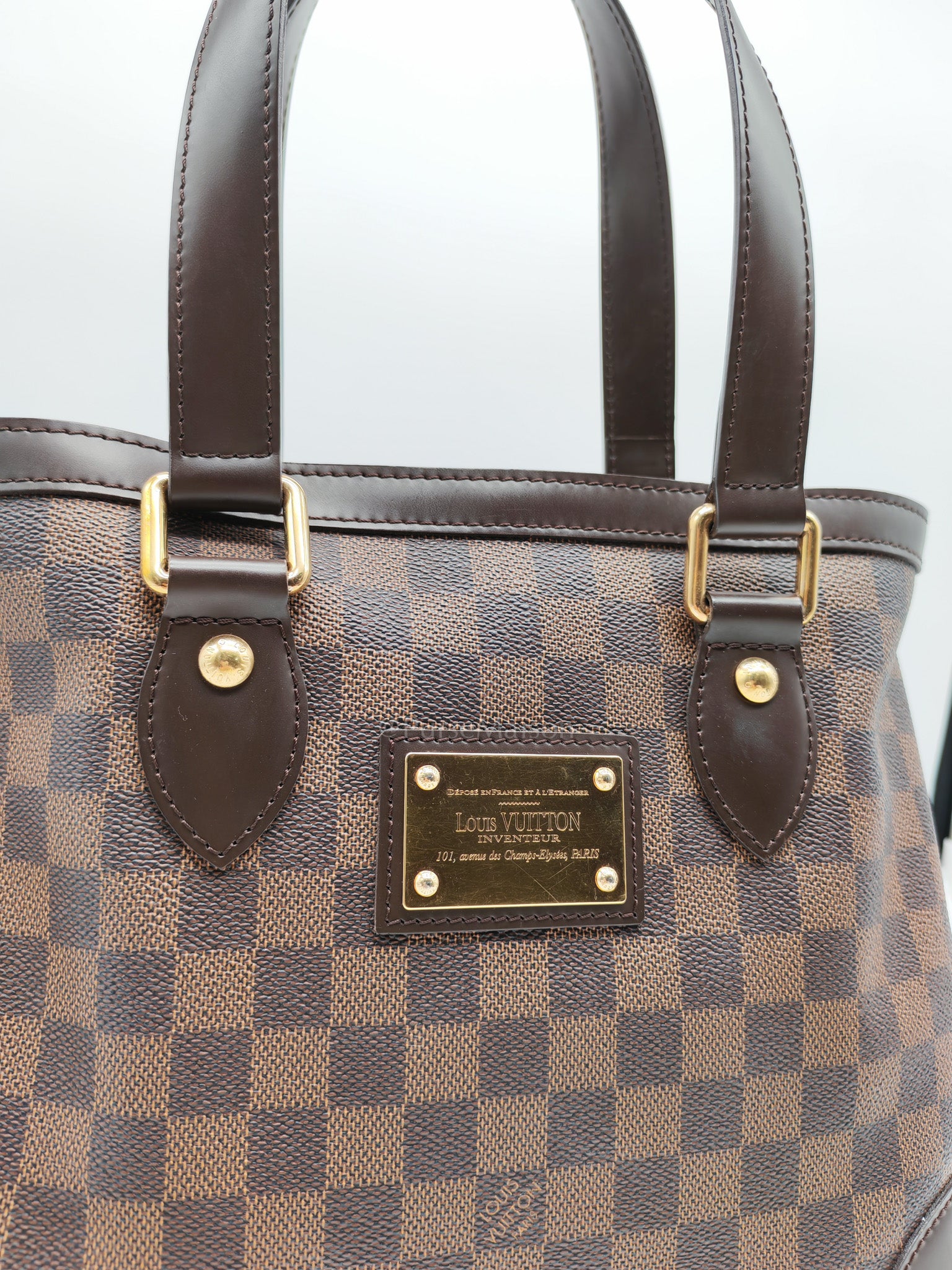 Damier Ebene Hampstead PM Tote Bag GHW