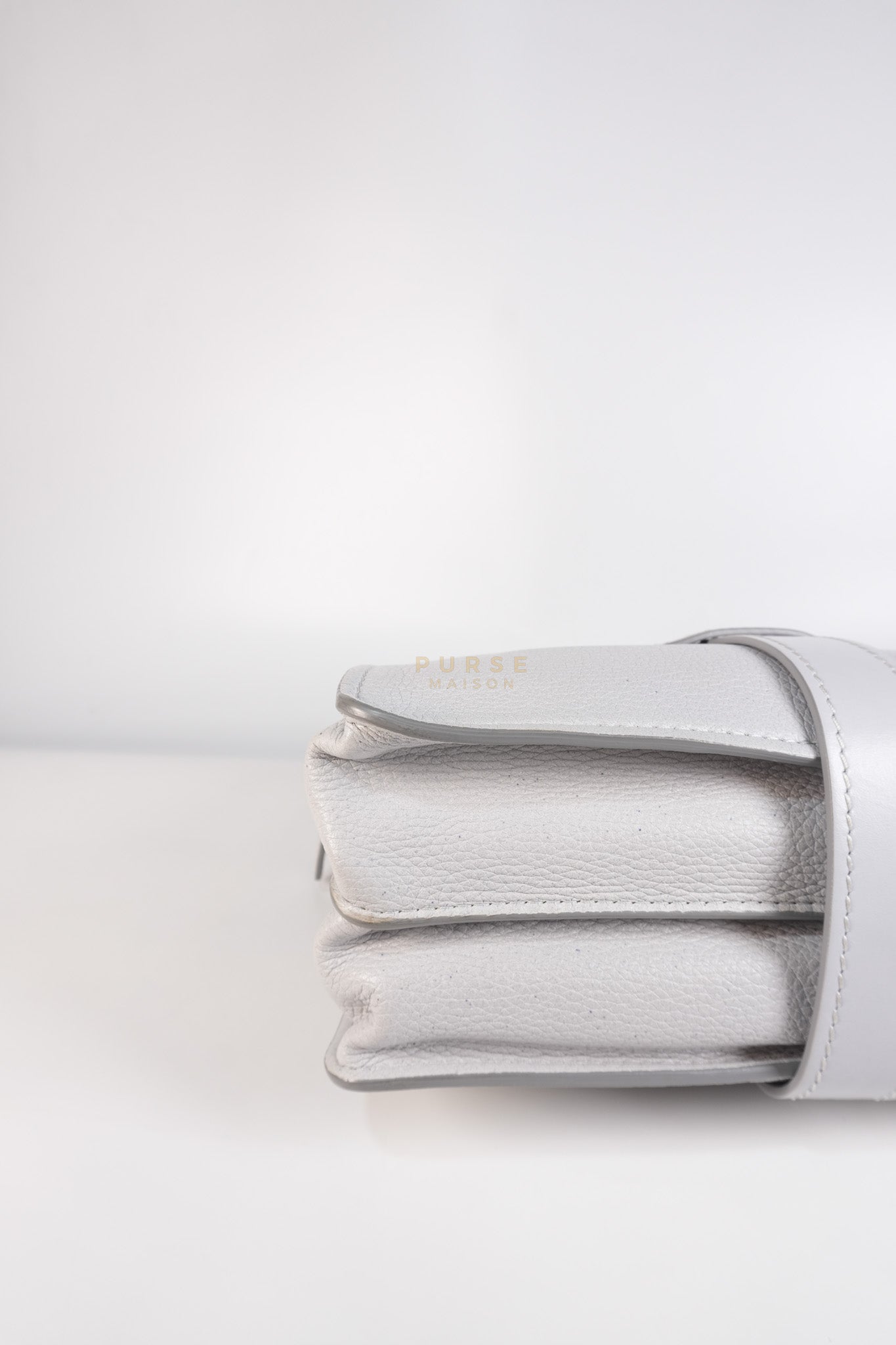 Aby Day Bag Small in Light Gray | Purse Maison Luxury Bags Shop