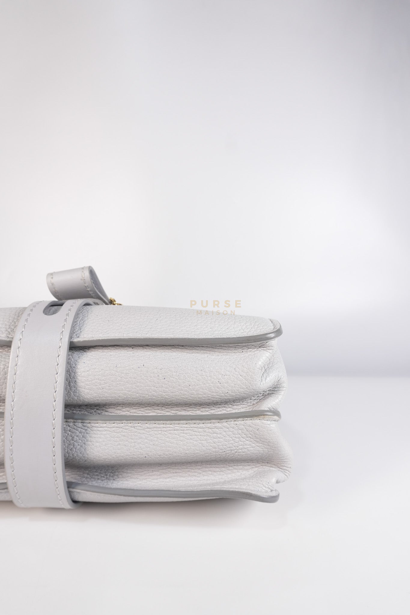 Aby Day Bag Small in Light Gray | Purse Maison Luxury Bags Shop