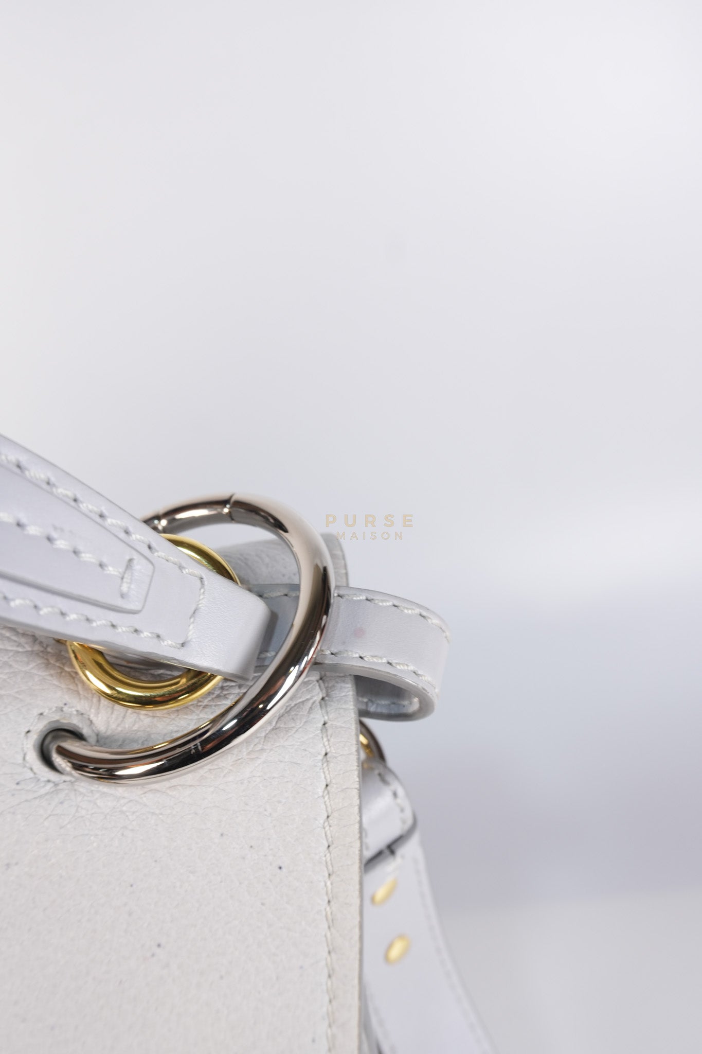 Aby Day Bag Small in Light Gray | Purse Maison Luxury Bags Shop