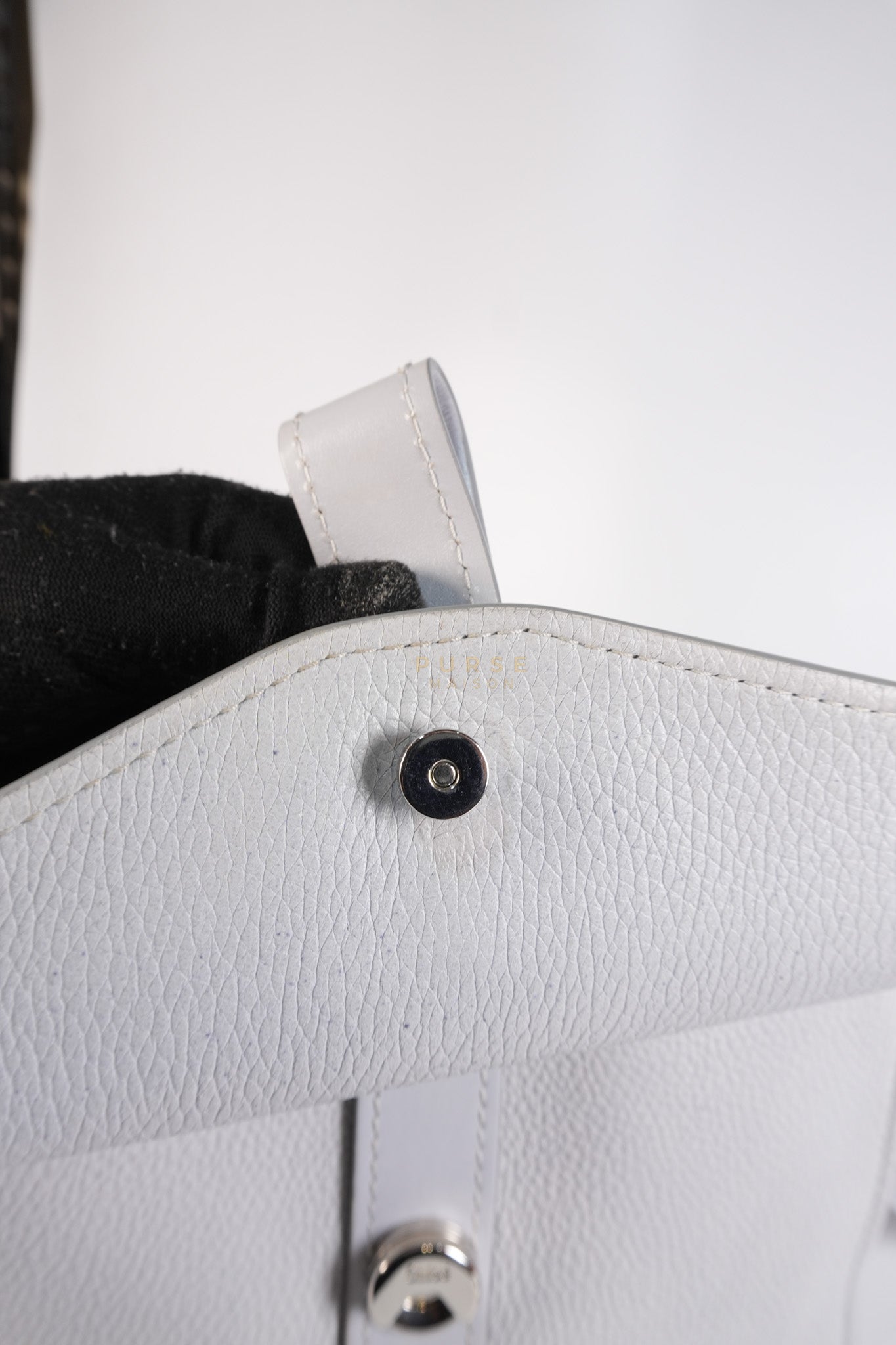 Aby Day Bag Small in Light Gray | Purse Maison Luxury Bags Shop