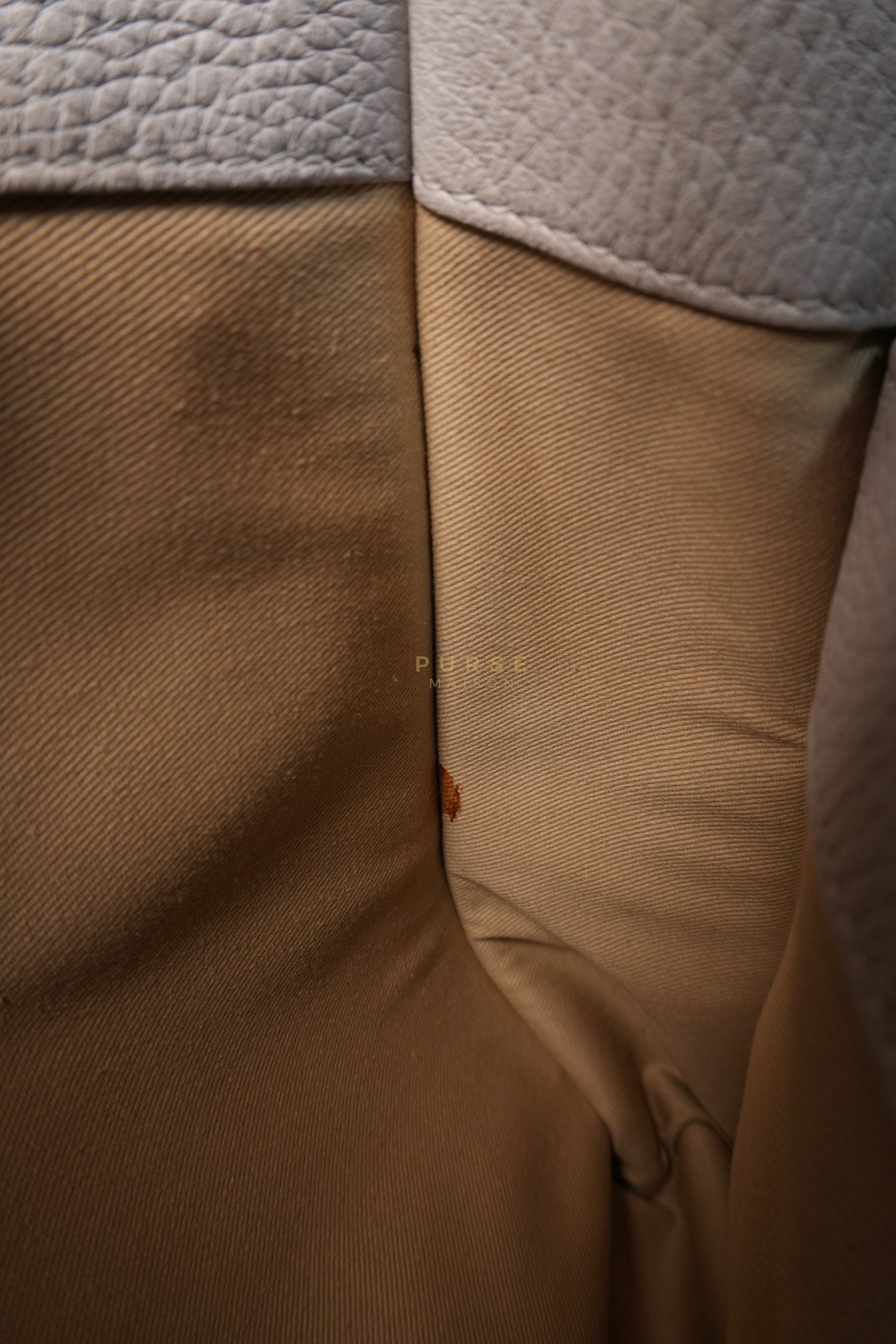 Aby Day Bag Small in Light Gray | Purse Maison Luxury Bags Shop