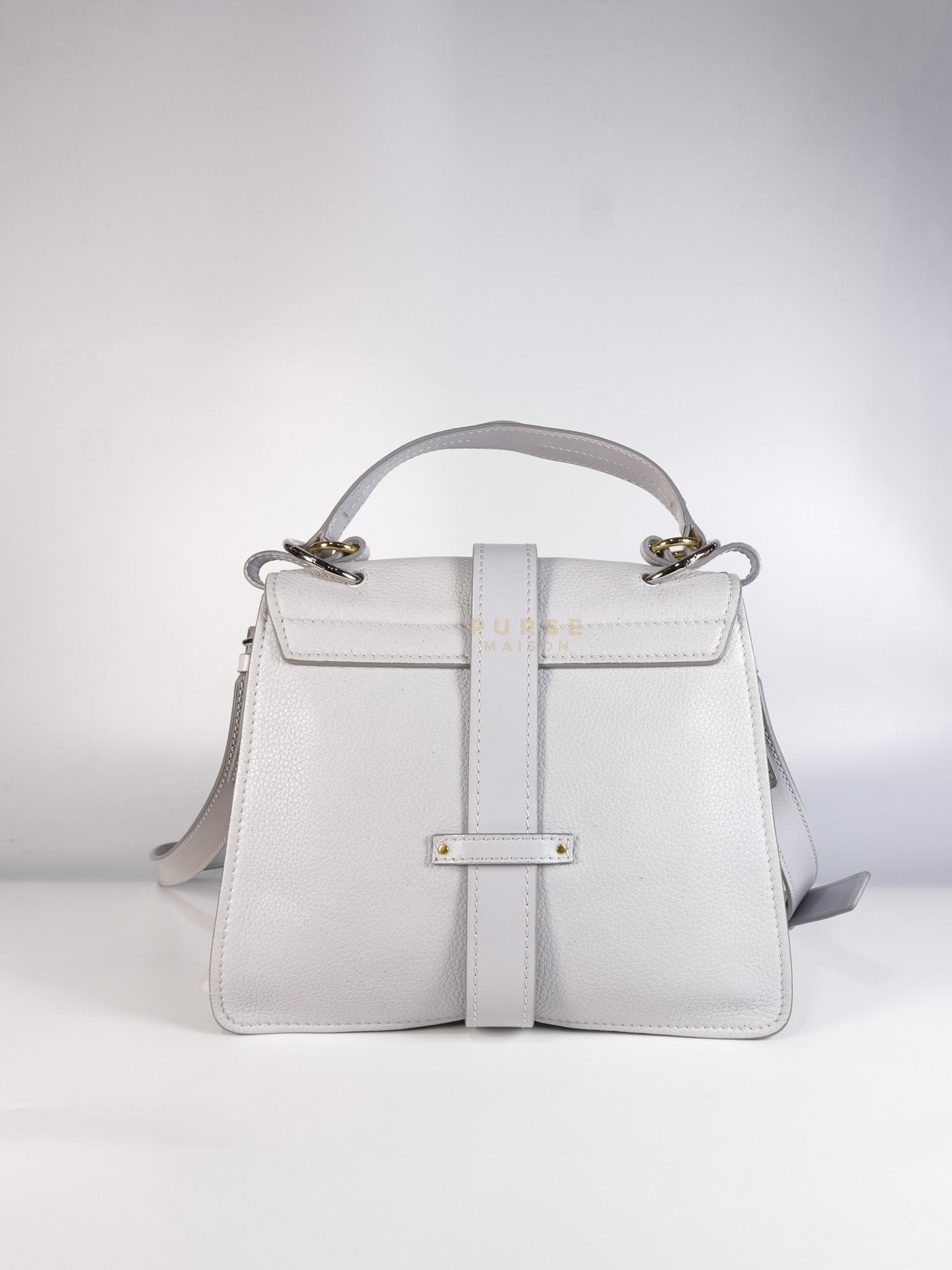 Aby Day Bag Small in Light Gray | Purse Maison Luxury Bags Shop