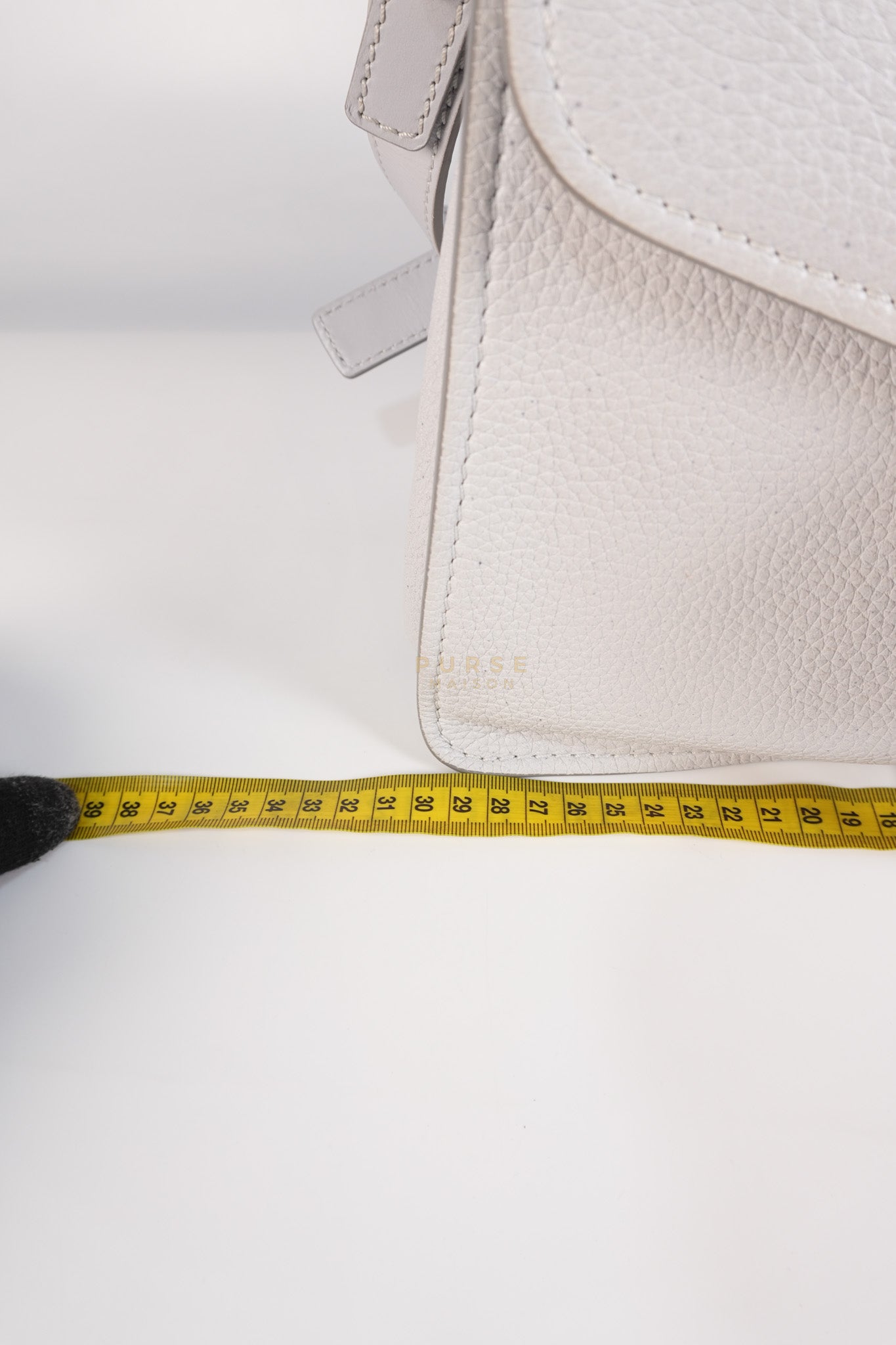 Aby Day Bag Small in Light Gray | Purse Maison Luxury Bags Shop