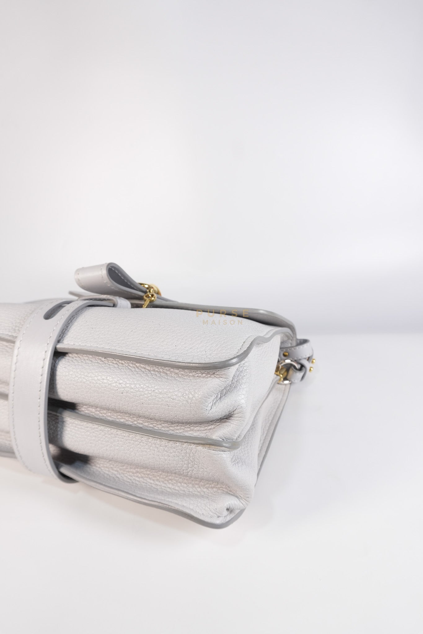 Aby Day Bag Small in Light Gray | Purse Maison Luxury Bags Shop