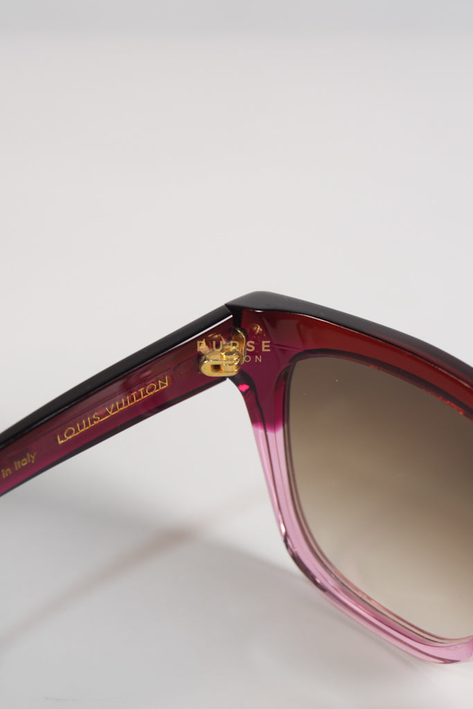 Acetate Square Sunglasses Z0819E in Pink | Purse Maison Luxury Bags Shop