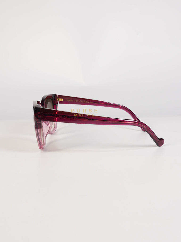 Acetate Square Sunglasses Z0819E in Pink | Purse Maison Luxury Bags Shop