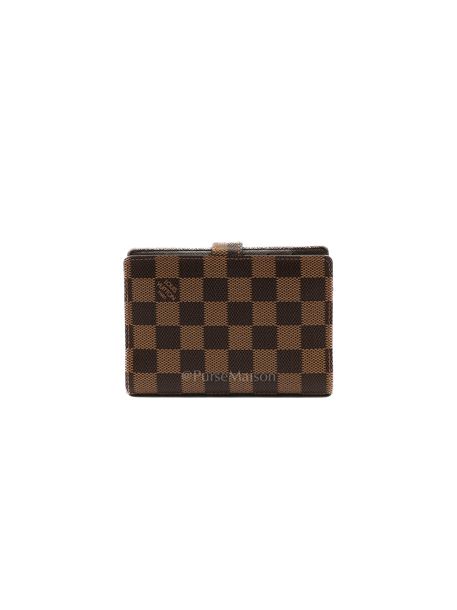 Agenda Planner Cover in Damier Ebene Canvas (Datecode: CA0073) | Purse Maison Luxury Bags Shop