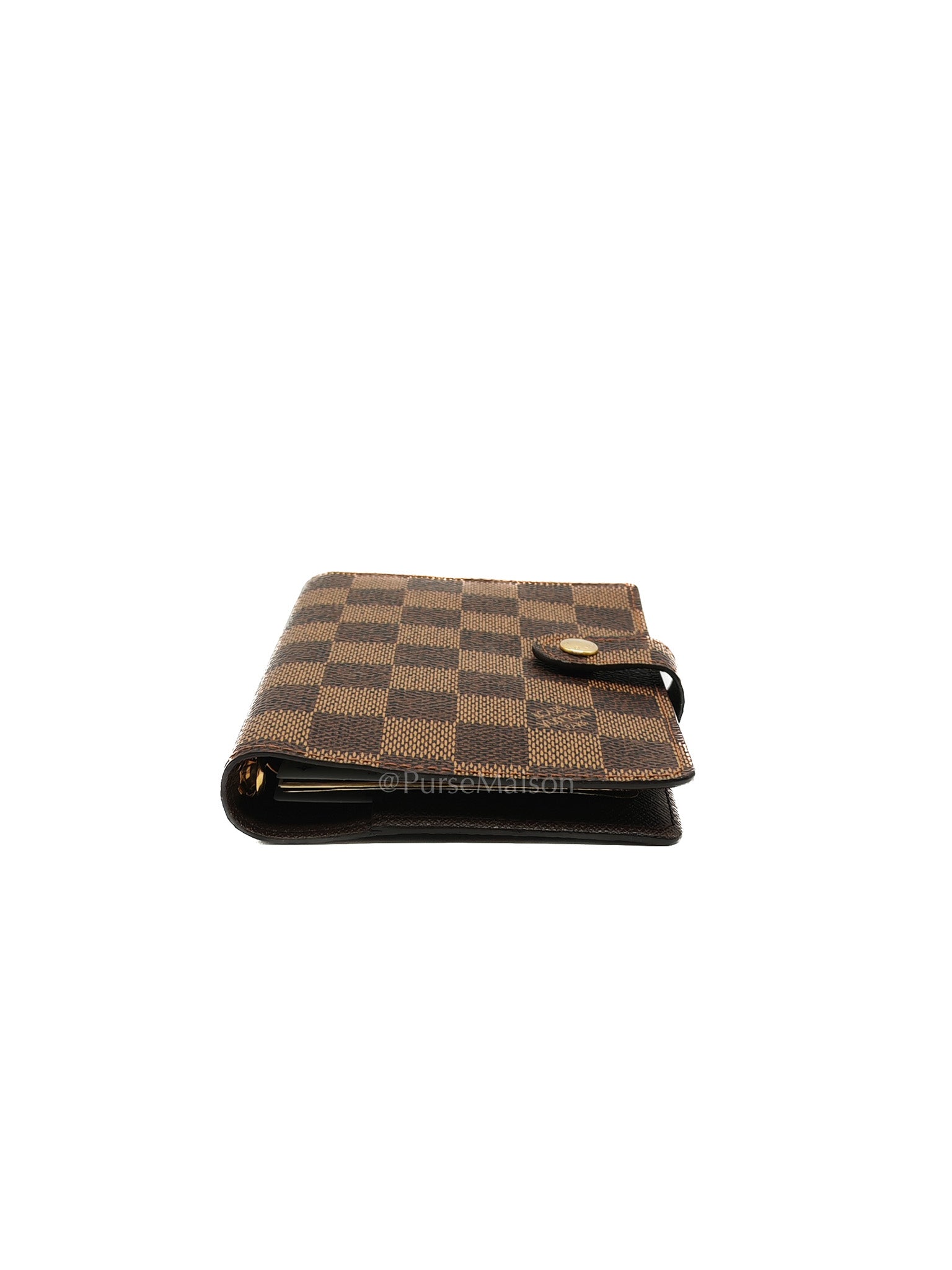Agenda Planner Cover in Damier Ebene Canvas (Datecode: CA0073) | Purse Maison Luxury Bags Shop