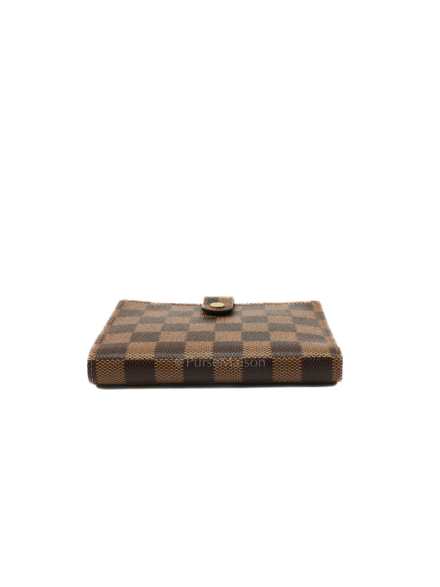 Agenda Planner Cover in Damier Ebene Canvas (Datecode: CA0073) | Purse Maison Luxury Bags Shop