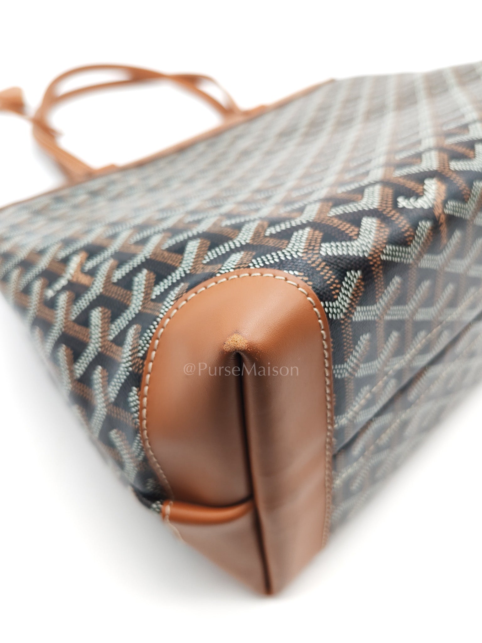 Bellechasse Blaude Tote Bag Pm in Tan Goyardine Canvas