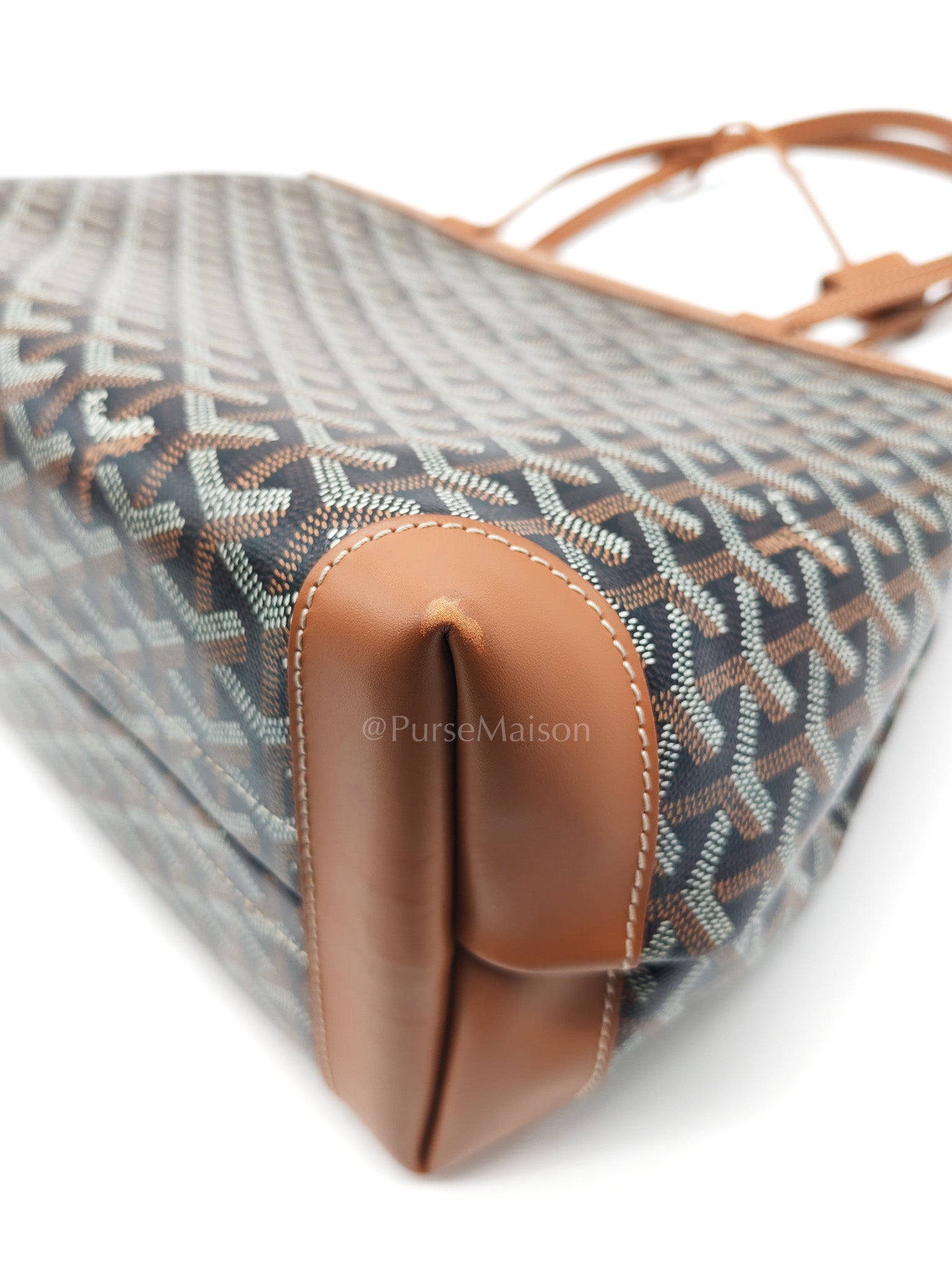 Bellechasse Blaude Tote Bag Pm in Tan Goyardine Canvas