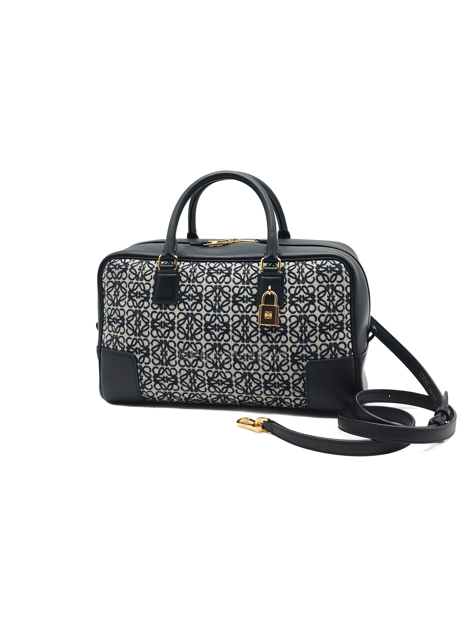 Amazona 28 Handbag in Anagram Jacquard Canvas