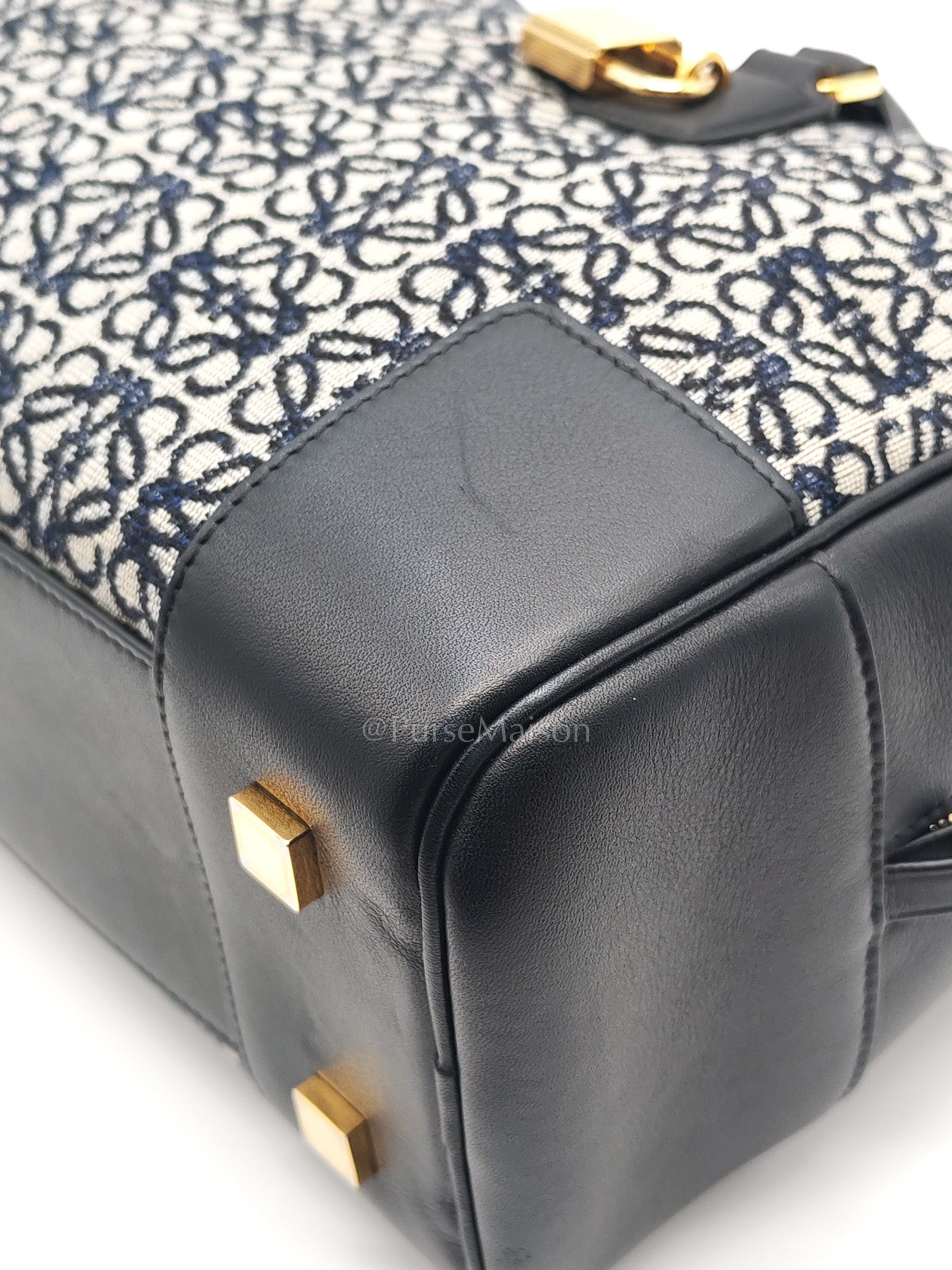 Amazona 28 Handbag in Anagram Jacquard Canvas