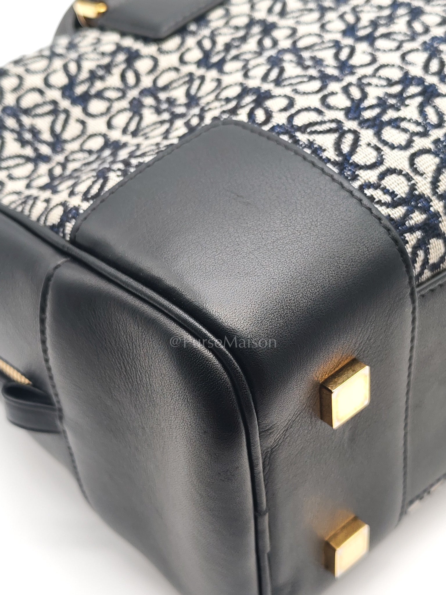 Amazona 28 Handbag in Anagram Jacquard Canvas