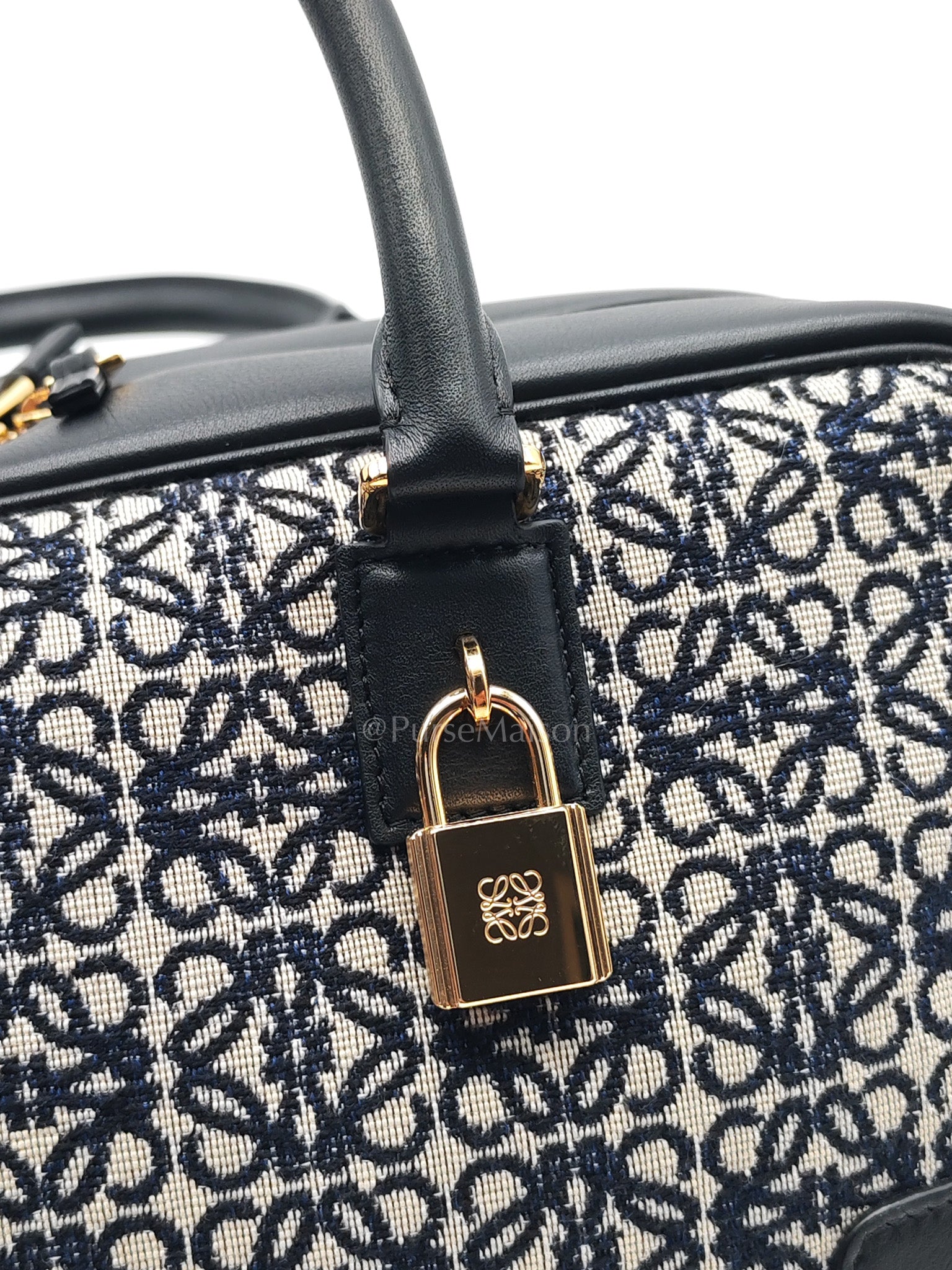 Amazona 28 Handbag in Anagram Jacquard Canvas