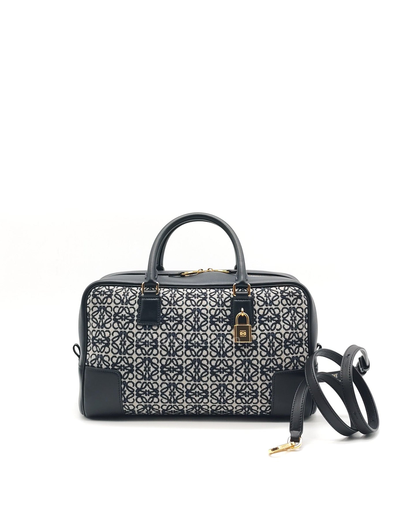 Amazona 28 Handbag in Anagram Jacquard Canvas
