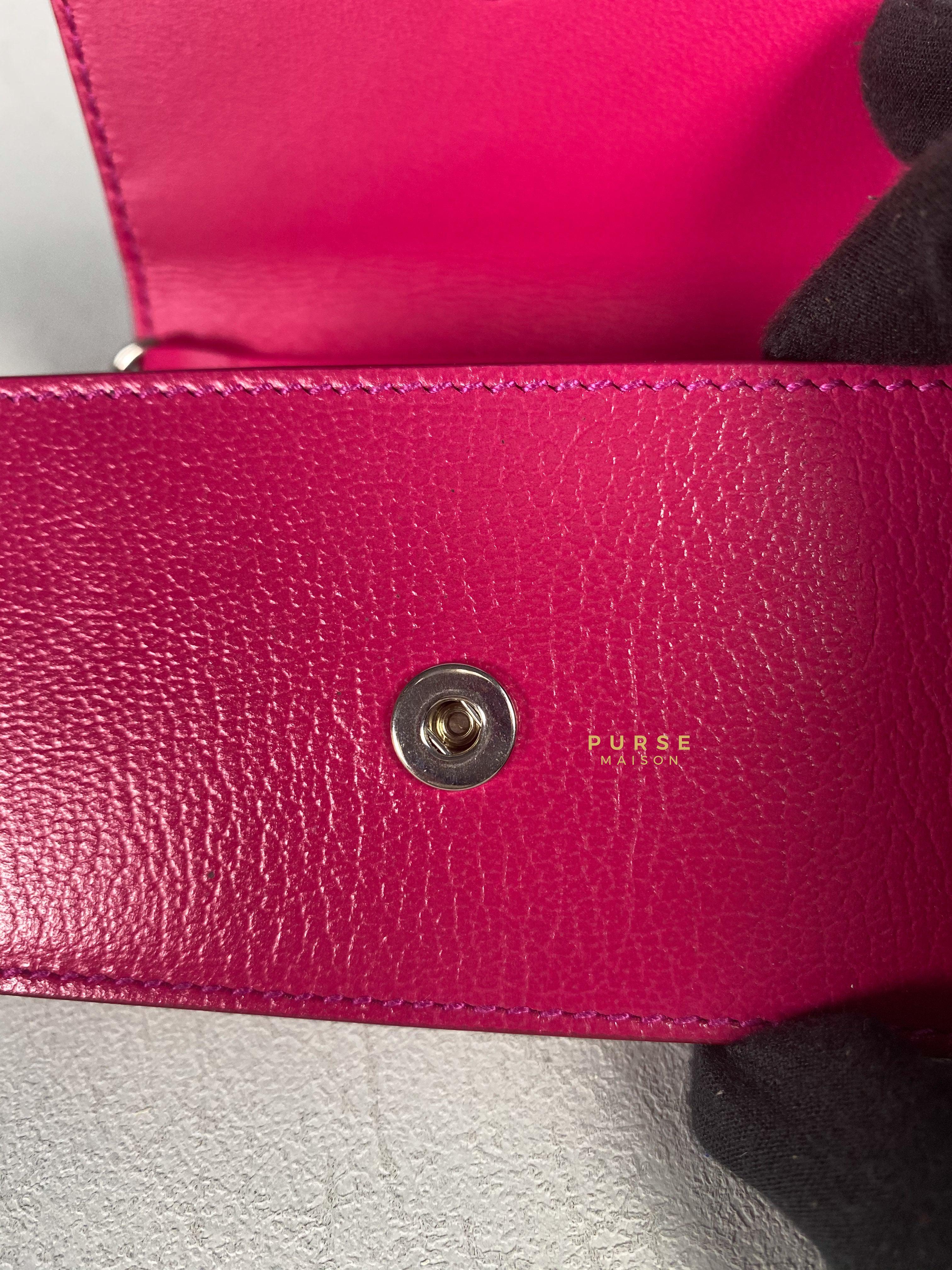 Alexander McQueen Skull Studded Cardholder on Chain | Purse Maison Luxury Bags Shop