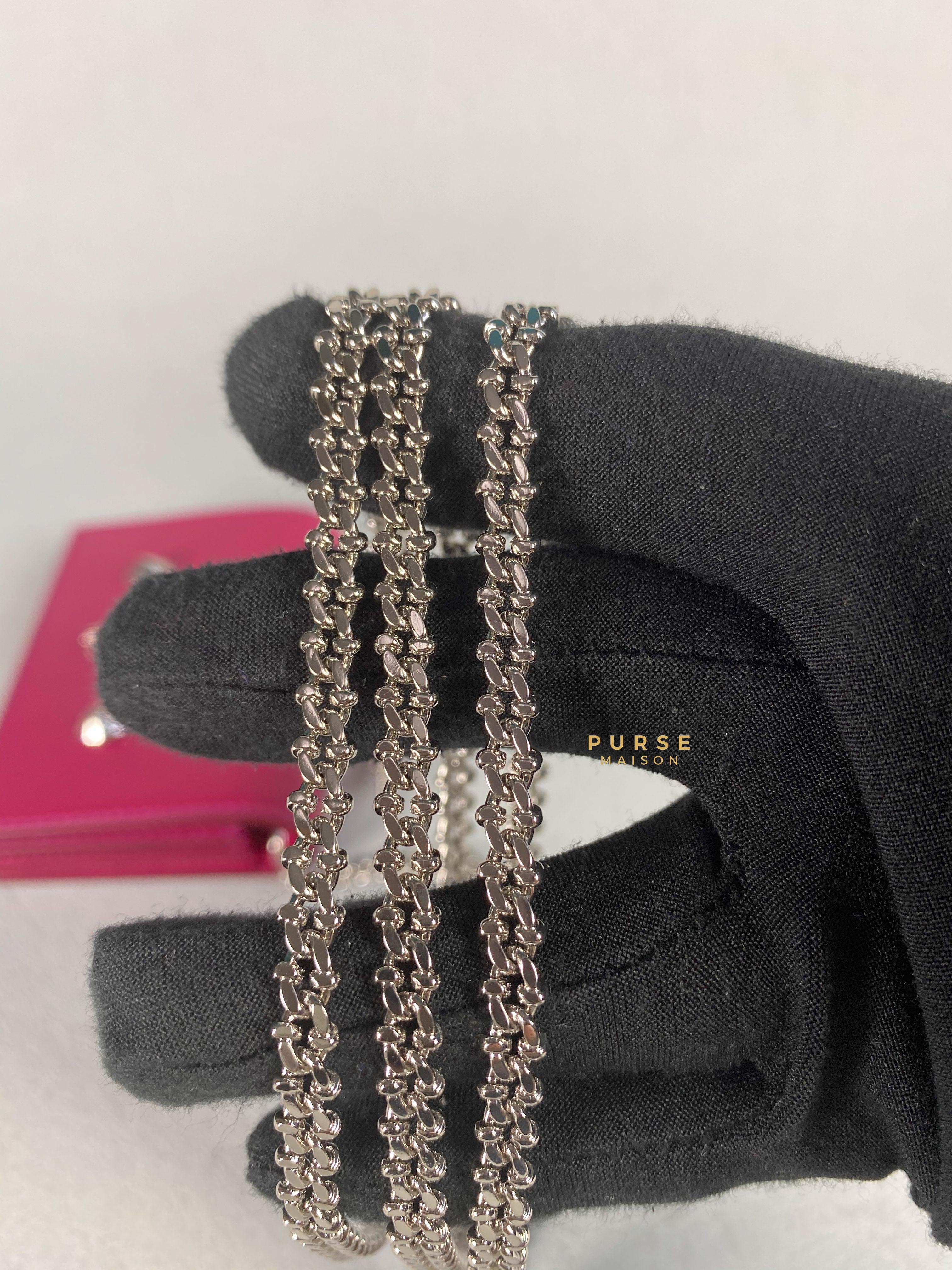 Alexander McQueen Skull Studded Cardholder on Chain | Purse Maison Luxury Bags Shop