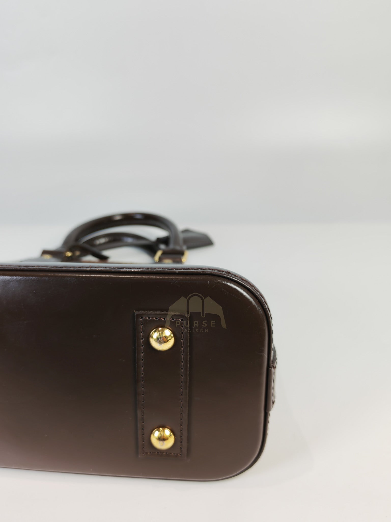 Alma BB in Damier Ebene Canvas (Date code: AA1168) | Purse Maison Luxury Bags Shop