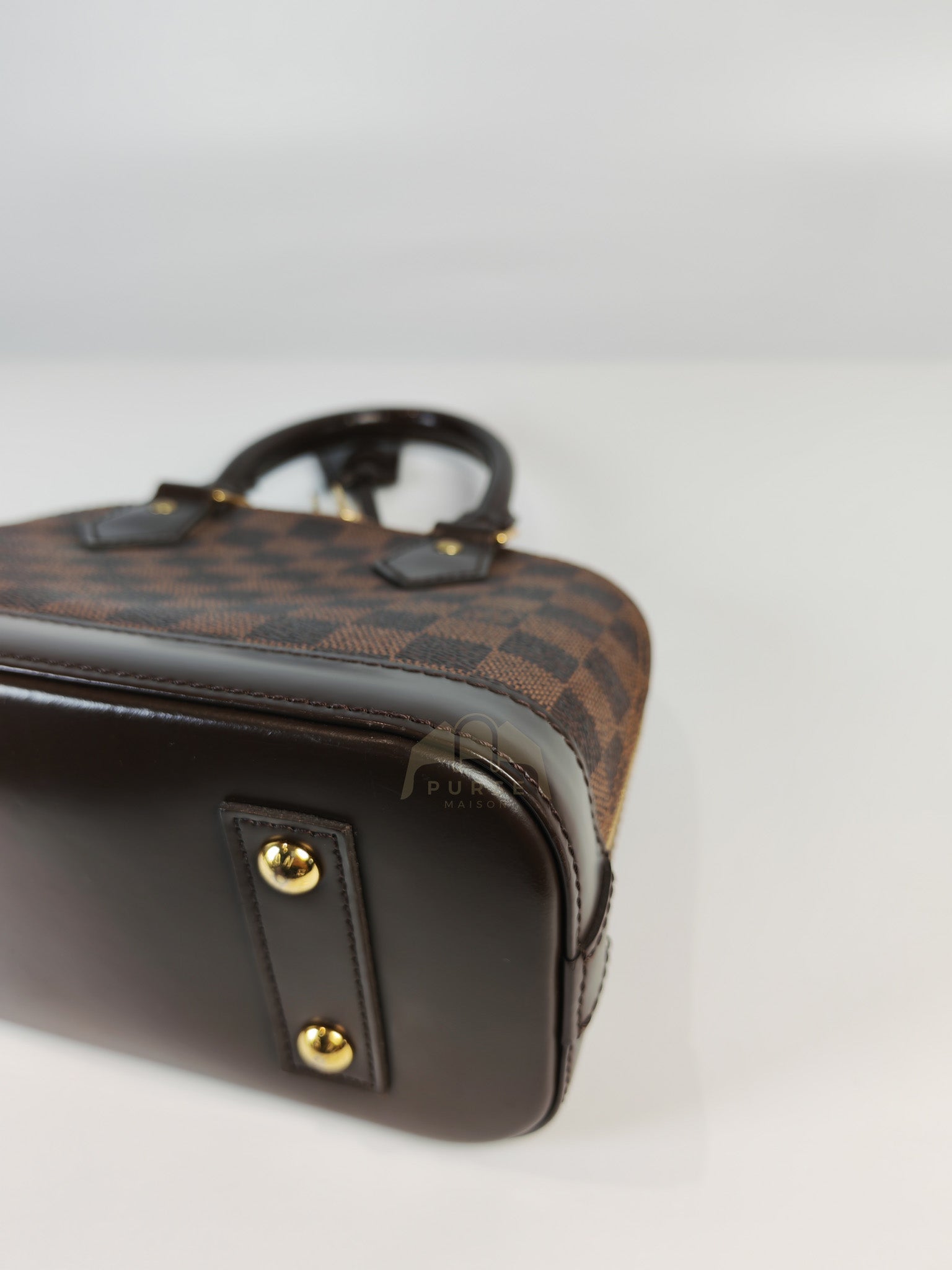 Alma BB in Damier Ebene Canvas (Date code: AA1168) | Purse Maison Luxury Bags Shop