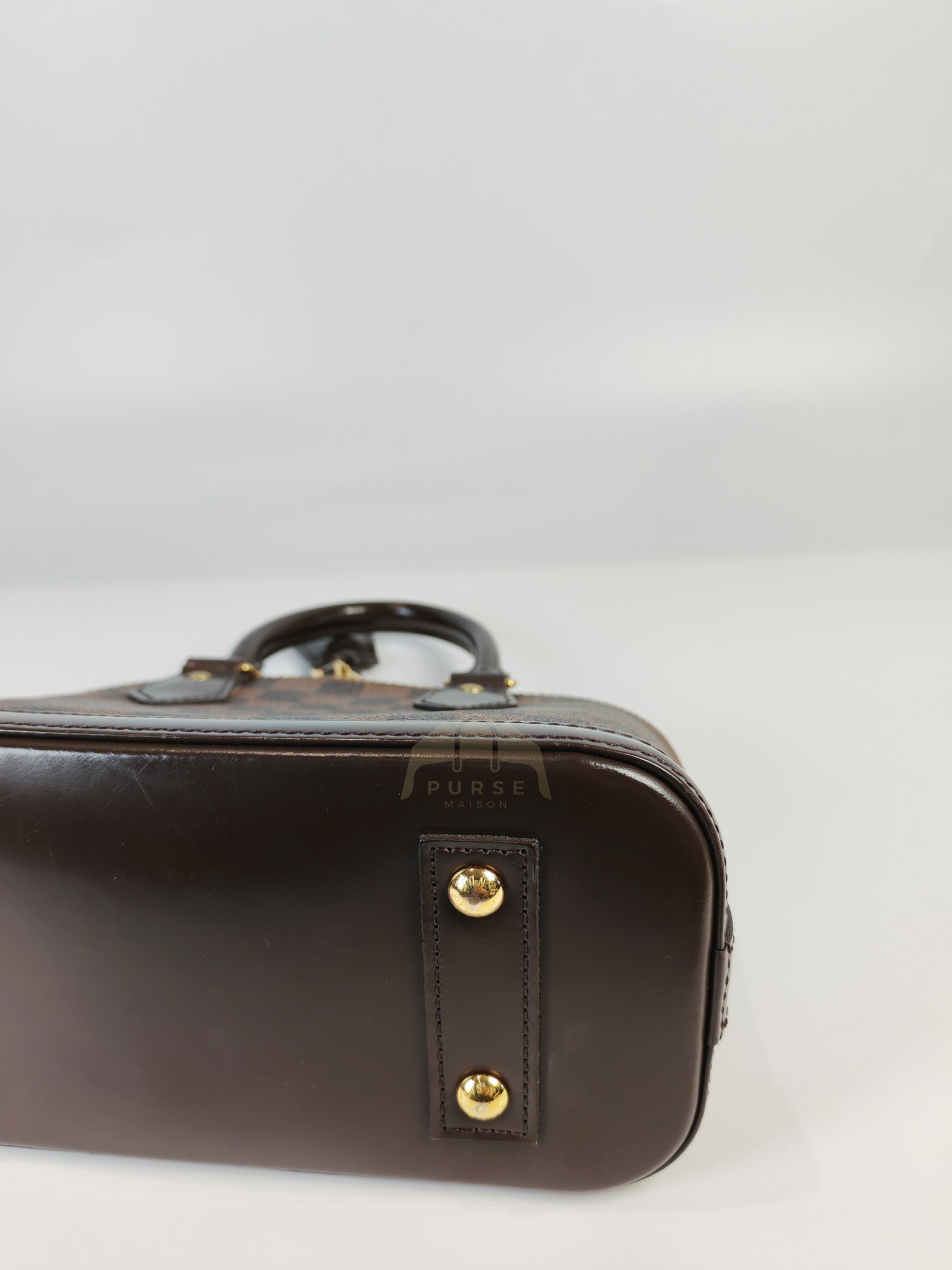 Alma BB in Damier Ebene Canvas (Date code: AA1168) | Purse Maison Luxury Bags Shop