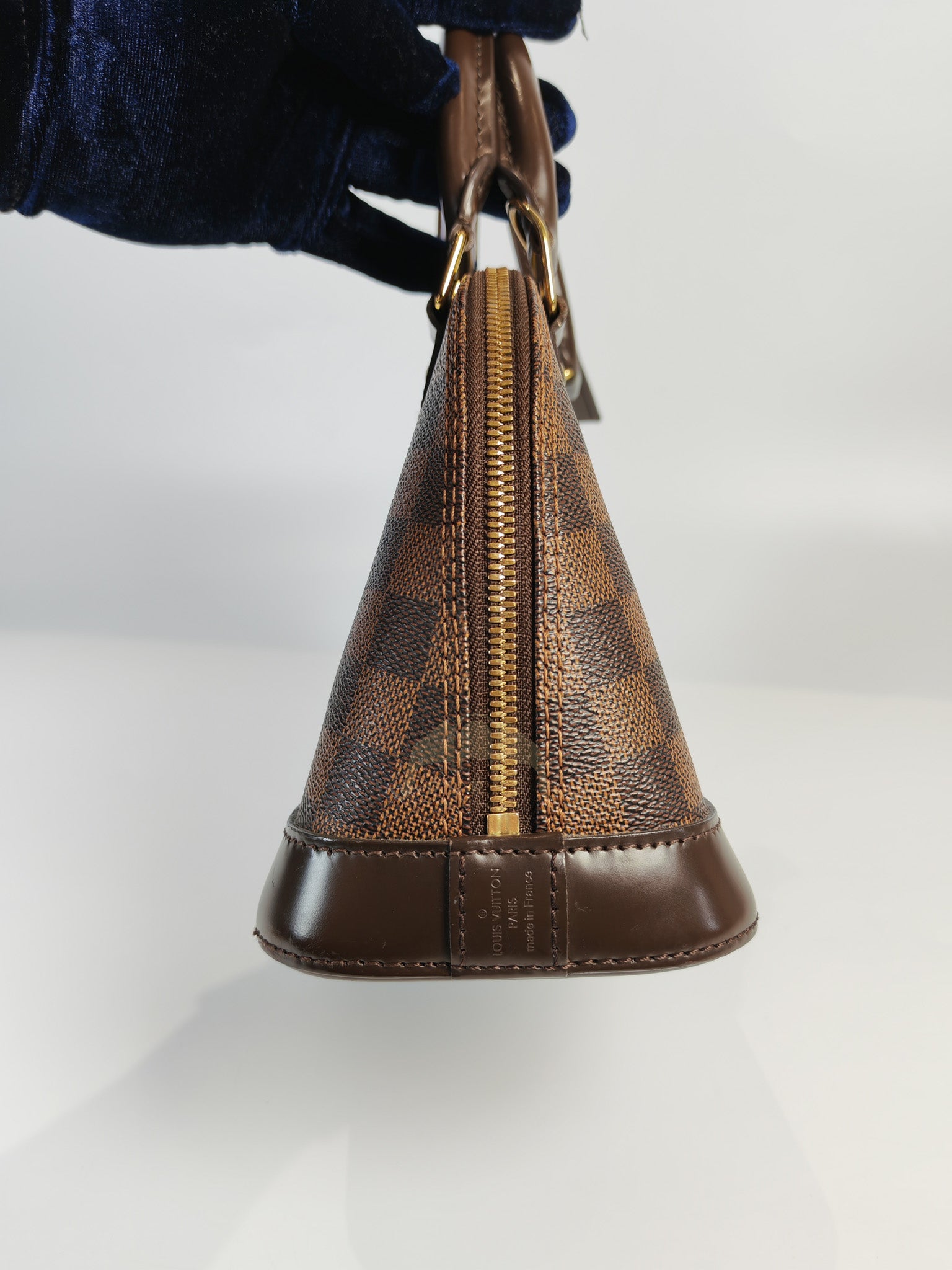 Alma BB in Damier Ebene Canvas (Date code: AA1168) | Purse Maison Luxury Bags Shop