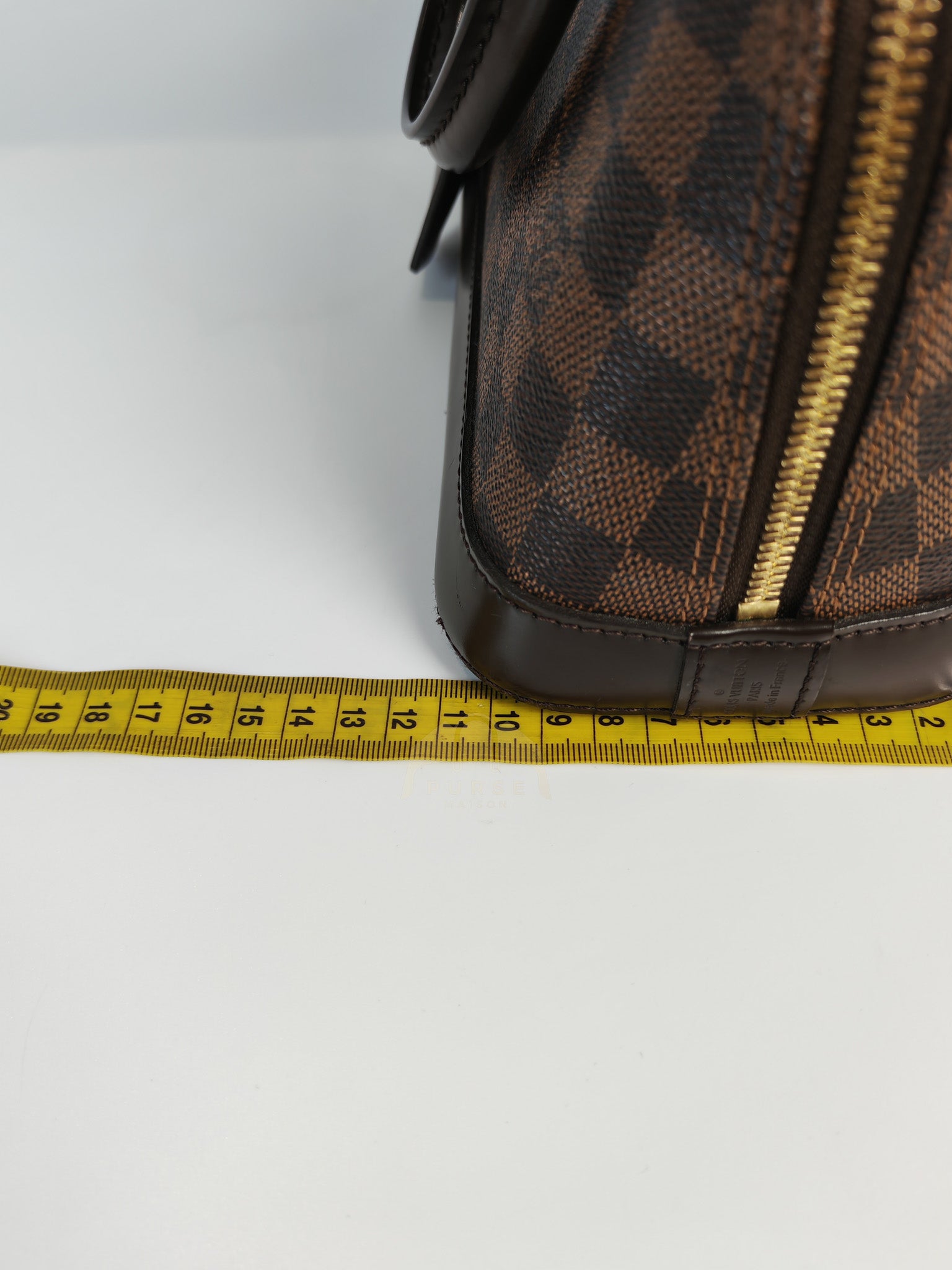 Alma BB in Damier Ebene Canvas (Date code: AA1168) | Purse Maison Luxury Bags Shop