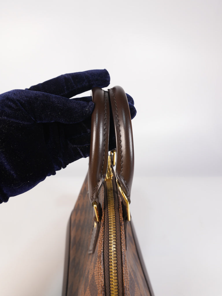 Alma BB in Damier Ebene Canvas (Date Code: AA4107) | Purse Maison Luxury Bags Shop