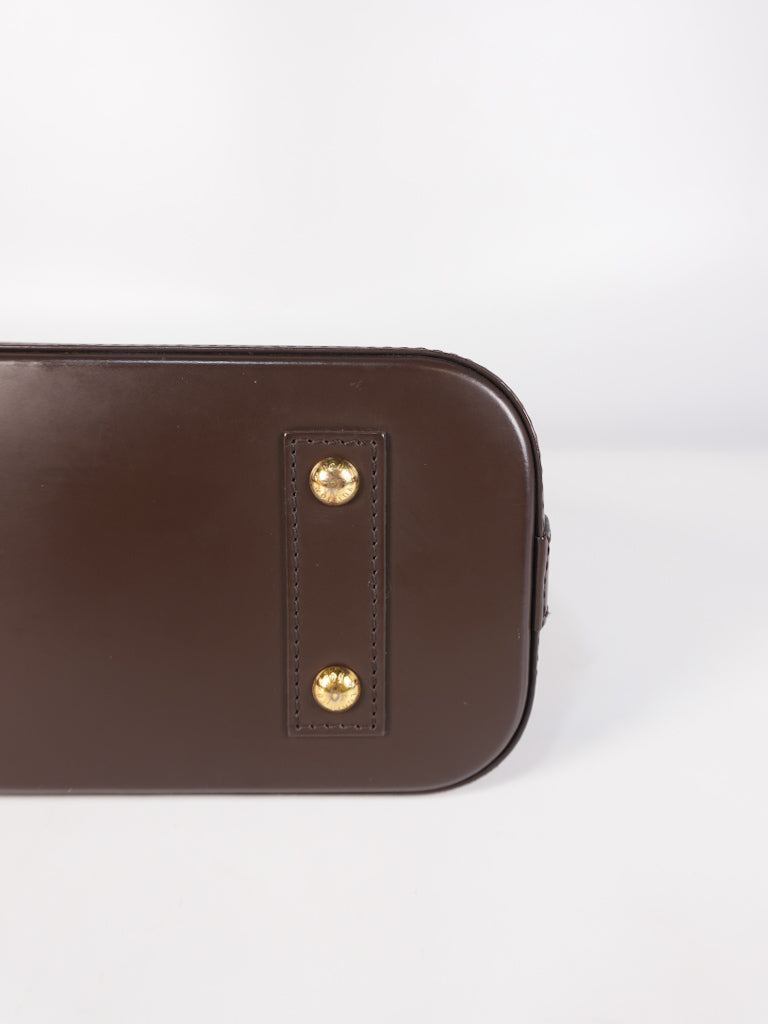 Alma BB in Damier Ebene Canvas (Date Code: AA4107) | Purse Maison Luxury Bags Shop