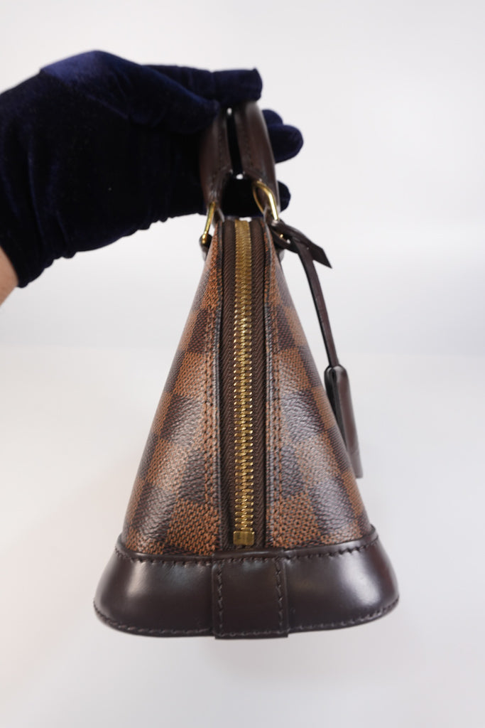 Alma BB in Damier Ebene Canvas (Date Code: AR0147) | Purse Maison Luxury Bags Shop