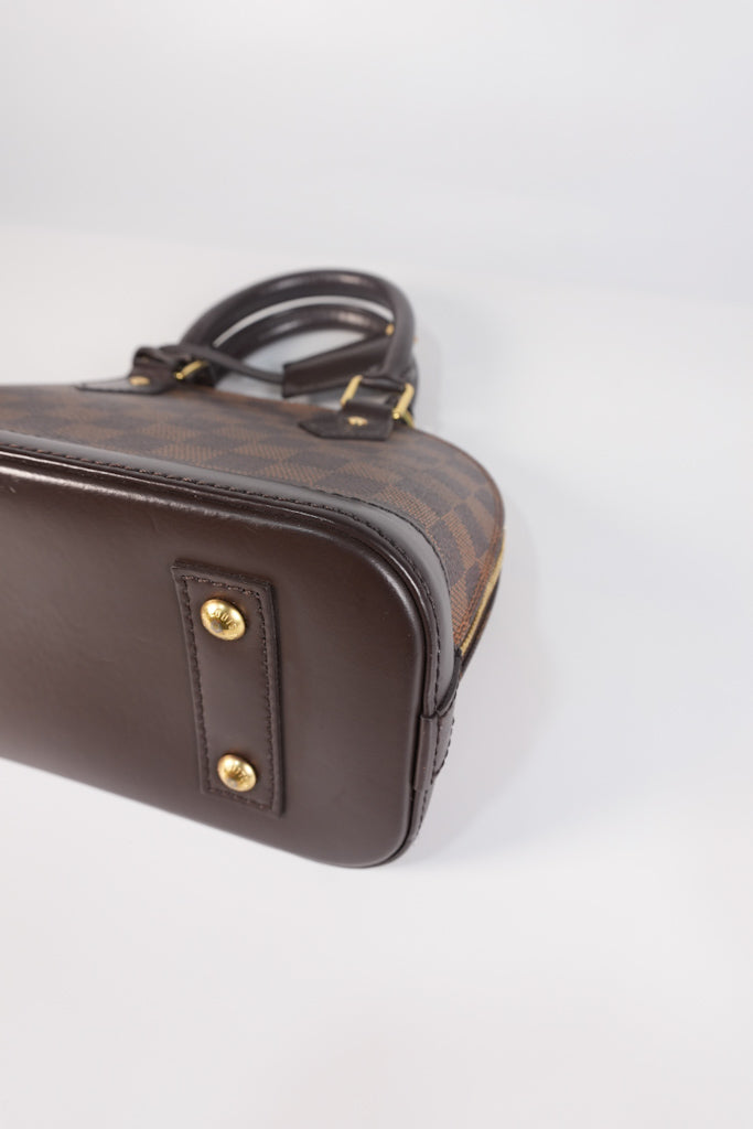 Alma BB in Damier Ebene Canvas (Date Code: AR0147) | Purse Maison Luxury Bags Shop