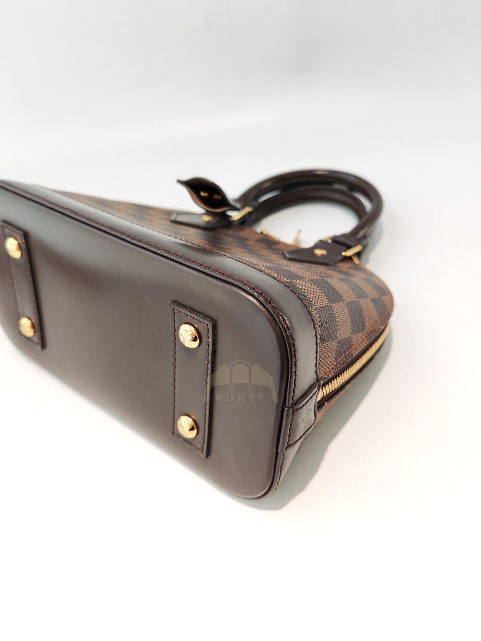 Alma BB in Damier Ebene Canvas (Date code: AR4108) | Purse Maison Luxury Bags Shop