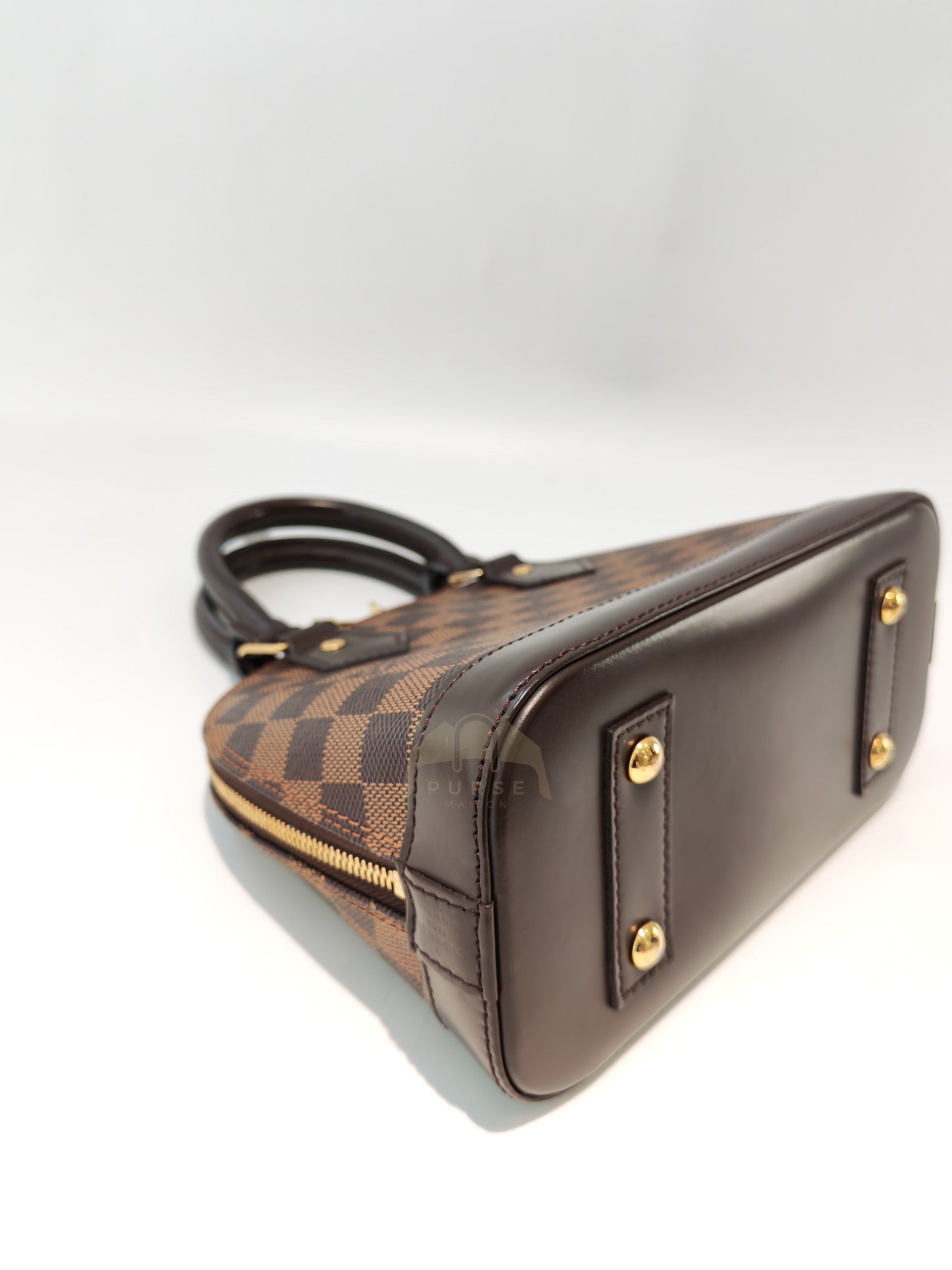 Alma BB in Damier Ebene Canvas (Date code: AR4108) | Purse Maison Luxury Bags Shop