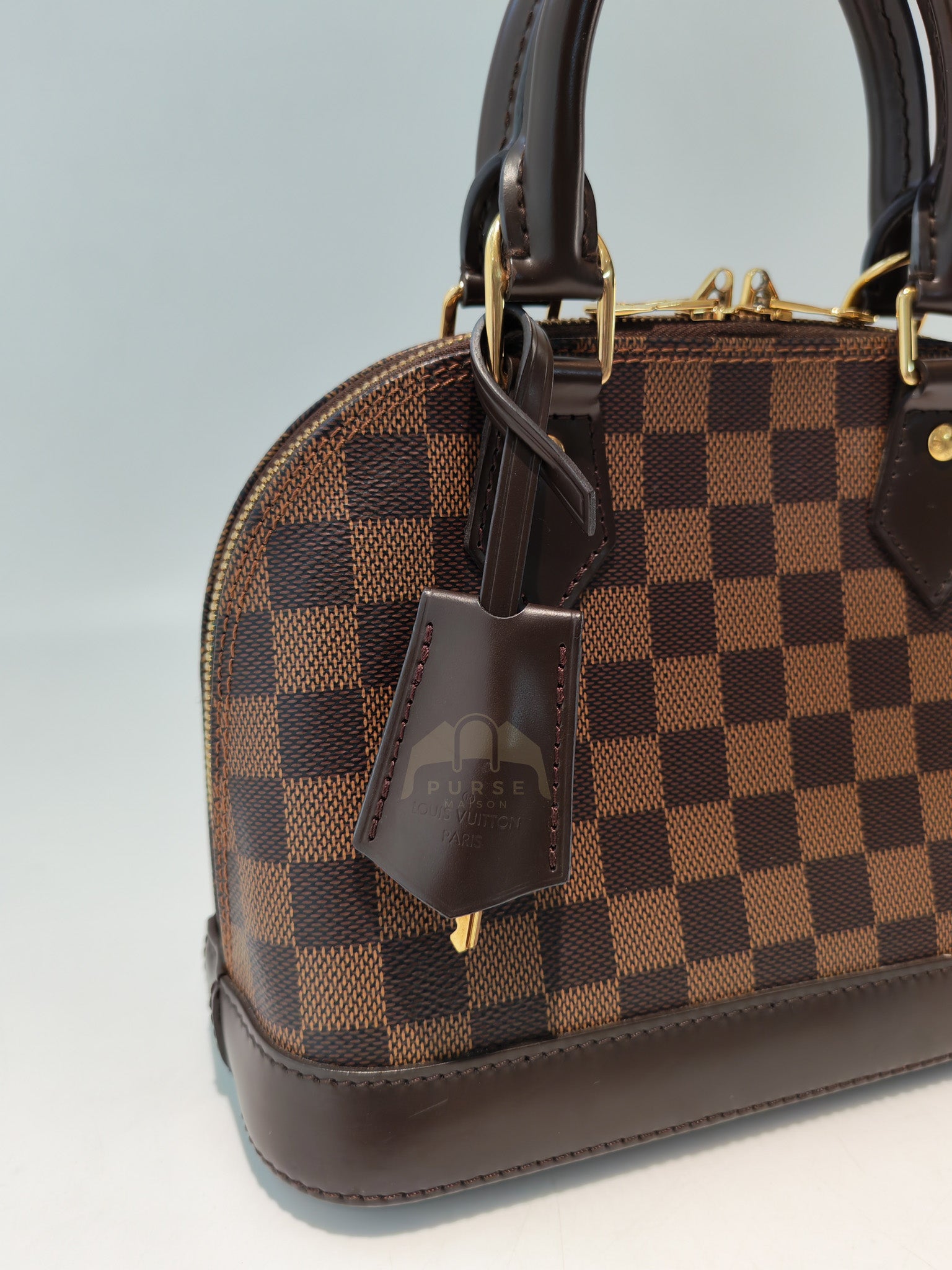 Alma BB in Damier Ebene Canvas (Date code: AR4108) | Purse Maison Luxury Bags Shop