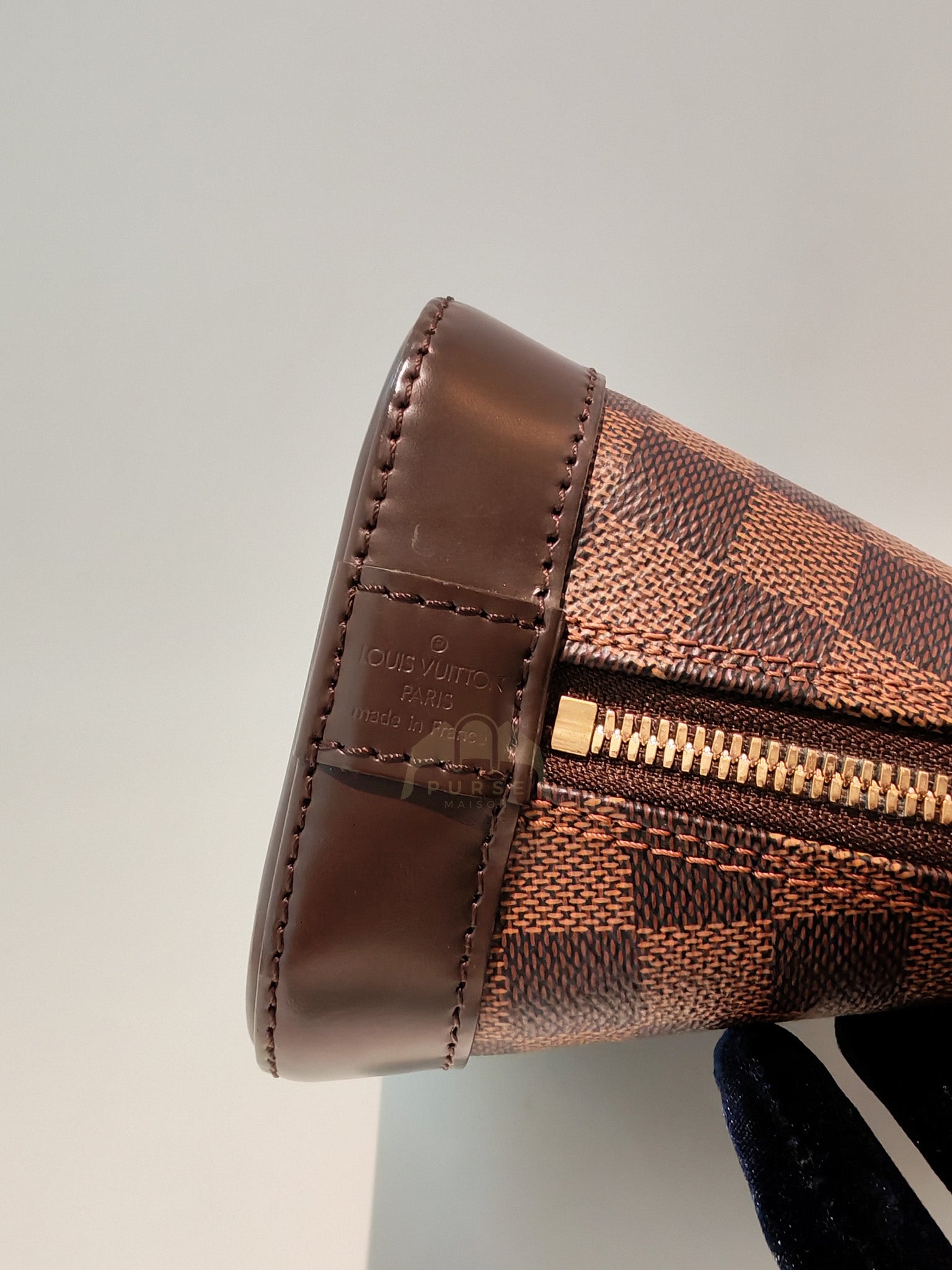 Alma BB in Damier Ebene Canvas (Date code: AR4108) | Purse Maison Luxury Bags Shop