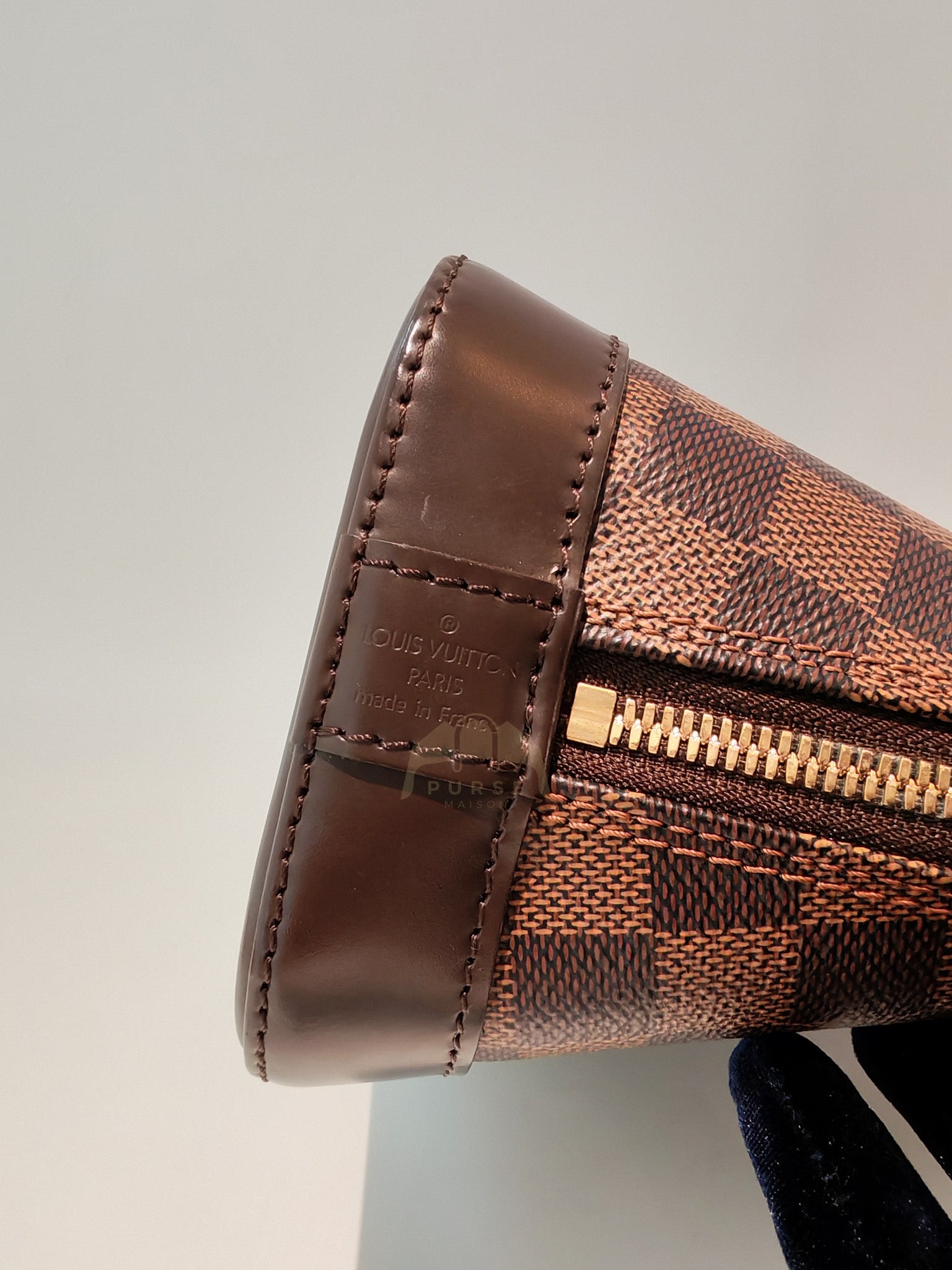 Alma BB in Damier Ebene Canvas (Date code: AR4108) | Purse Maison Luxury Bags Shop